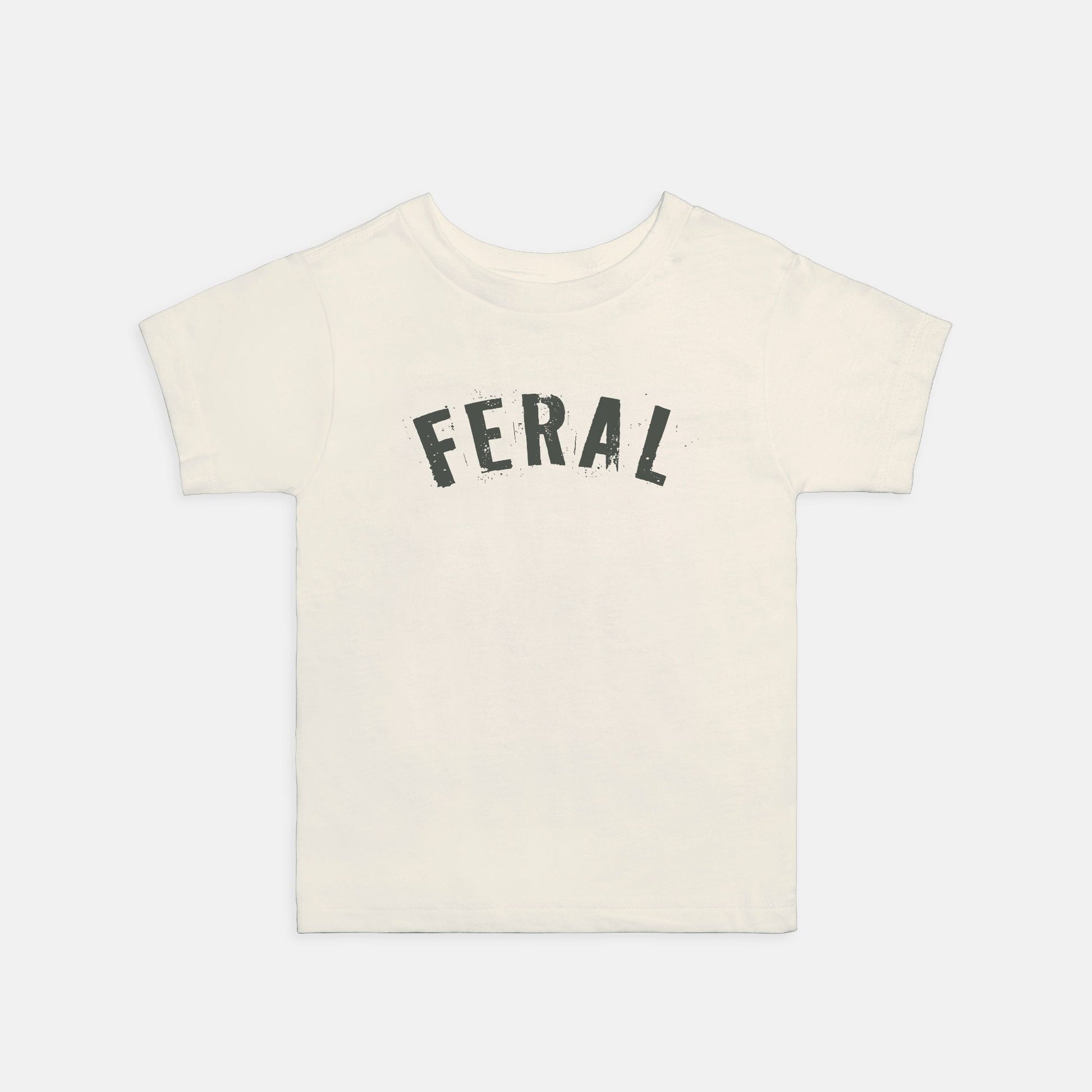 FERAL Toddler Tee – Wild and Playful Distressed Graphic Shirt