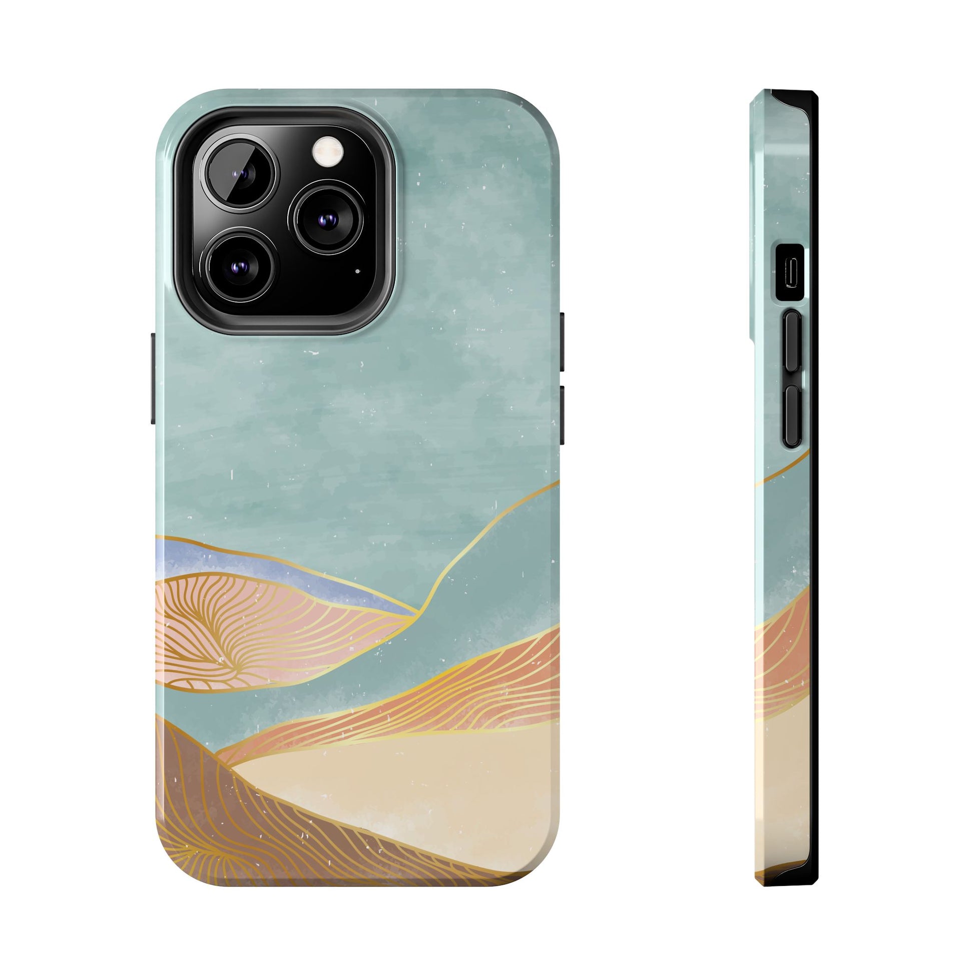 Soft Mist Abstract Mountain Cell Phone Case