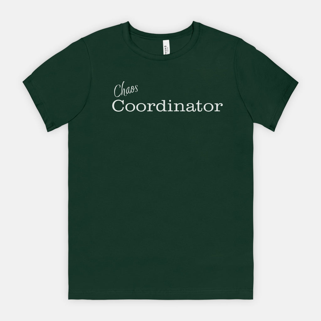 Chaos Coordinator Tee - White Text