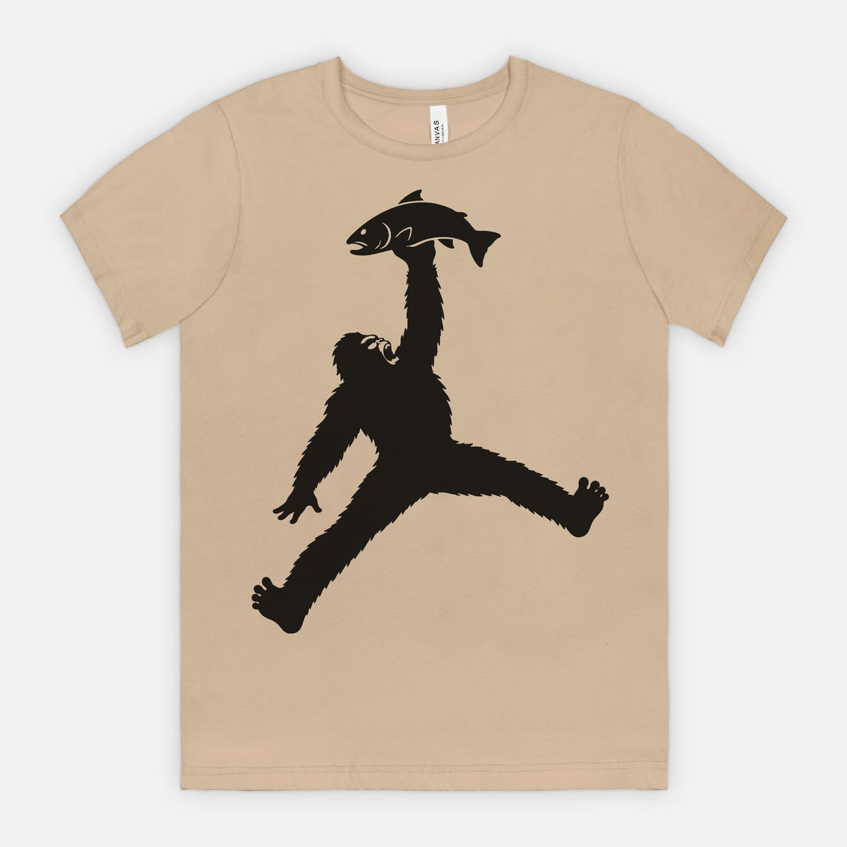 Bigfoot Caught Dinner Graphic Tee