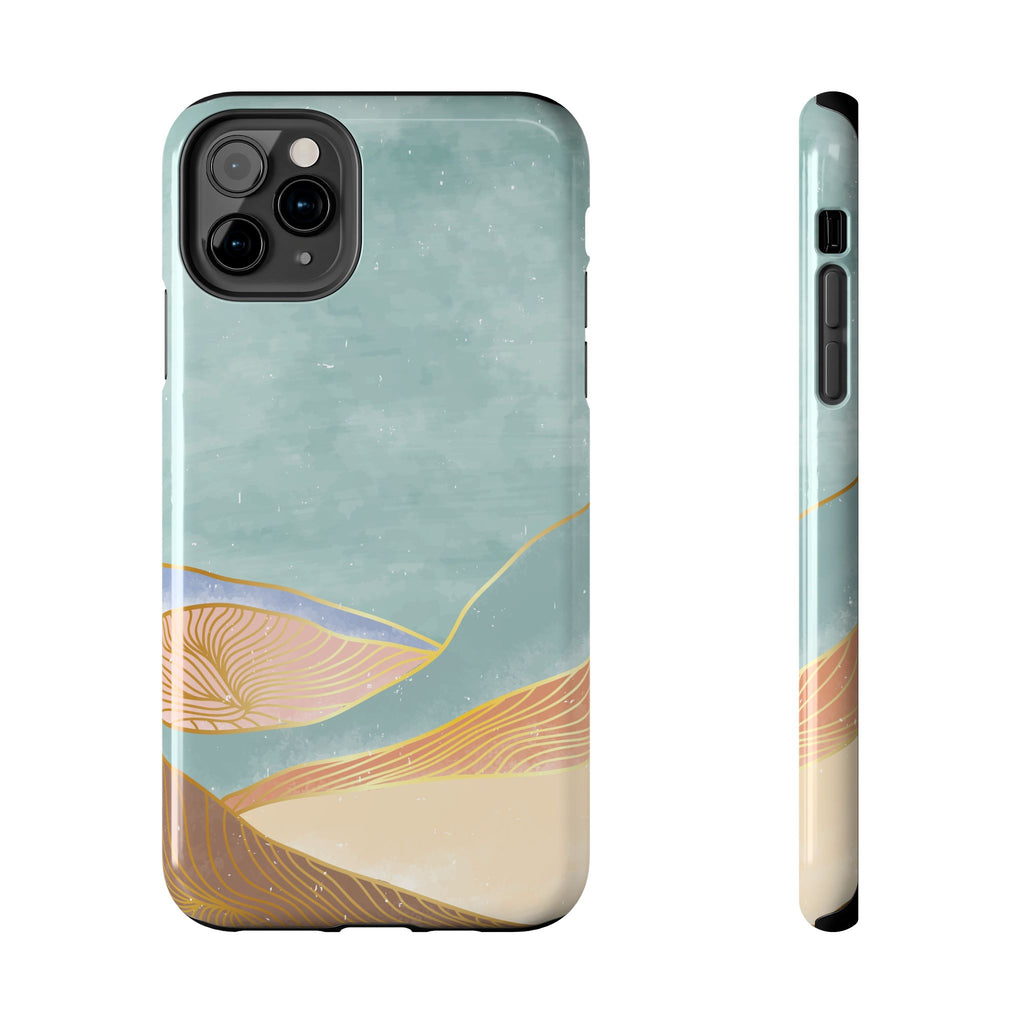 Soft Mist Abstract Mountain Cell Phone Case