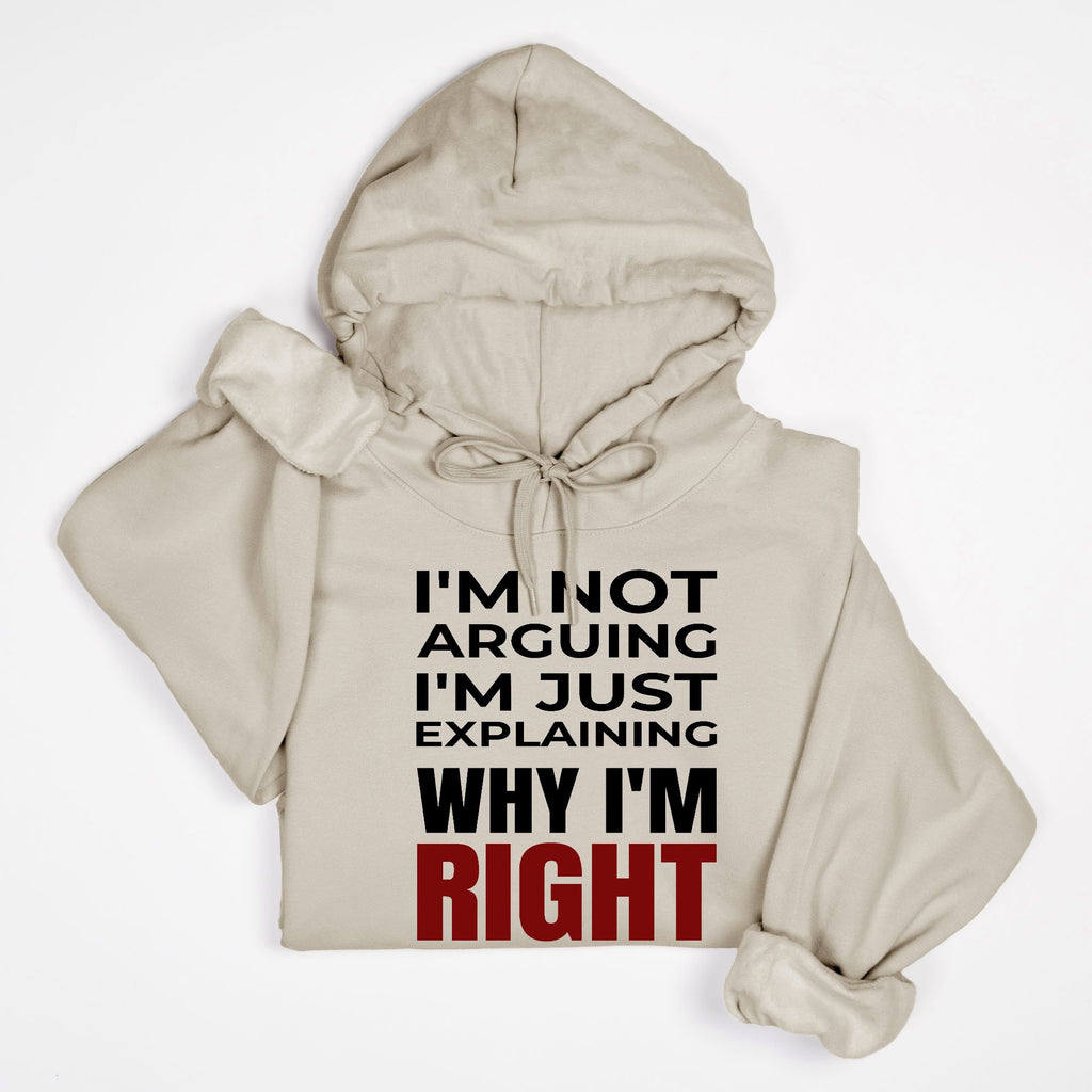 I’m Not Arguing I’m Just Explaining Why I’m Right Hoodie