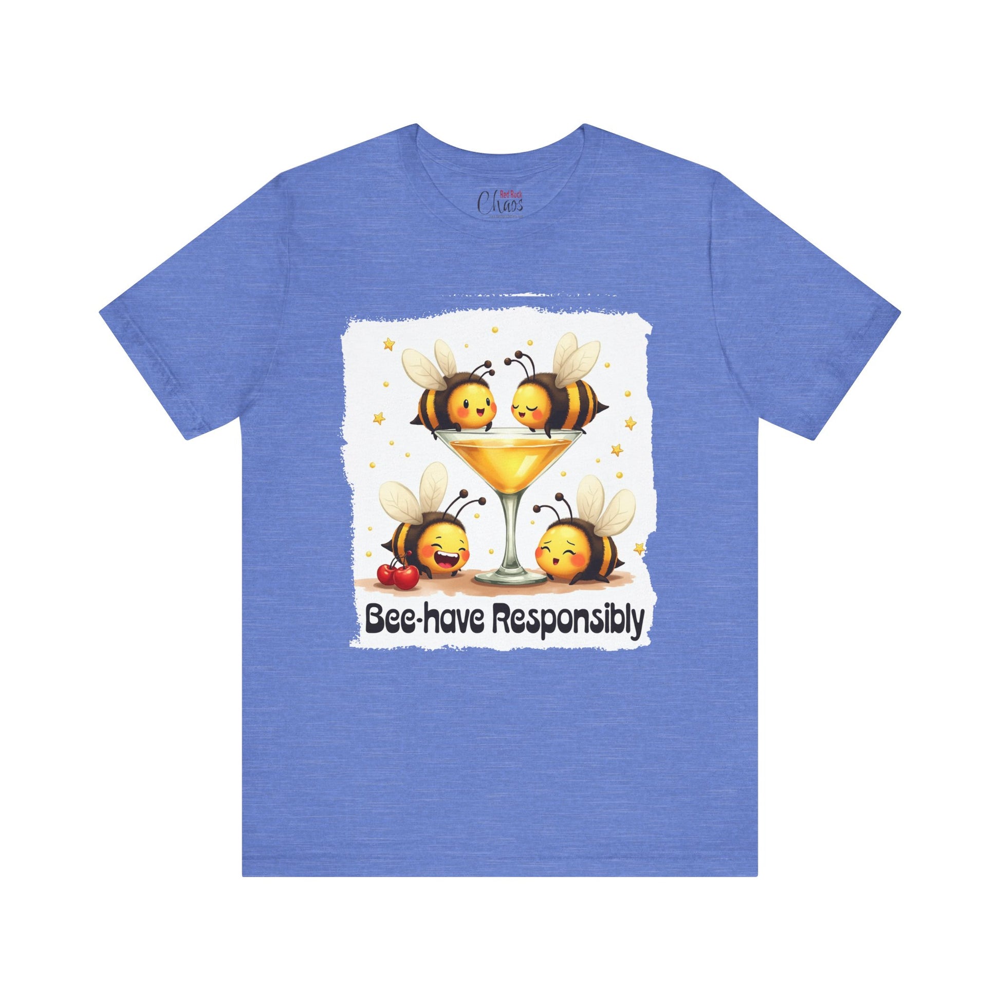 Bee-have Responsibly – Funny Bee Cocktail Shirt