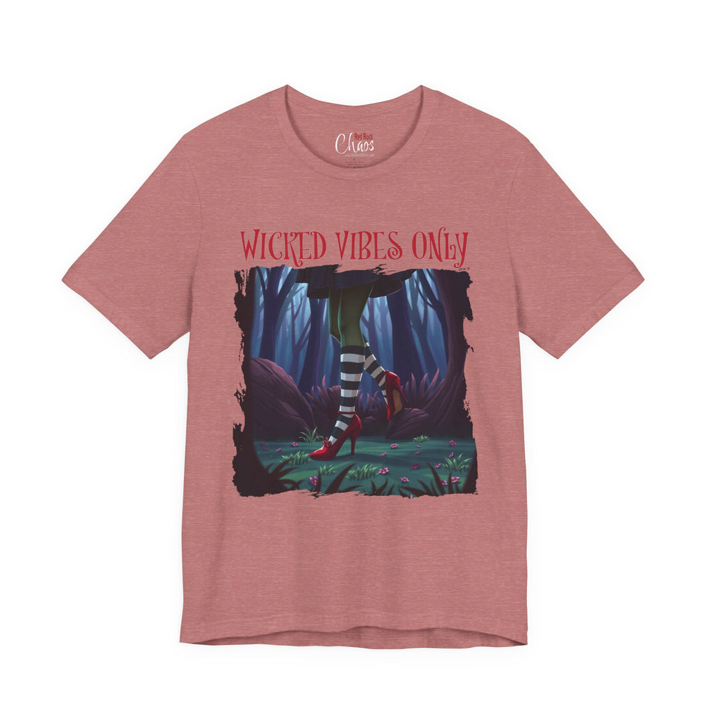 Wicked Vibes Only Distressed Witch