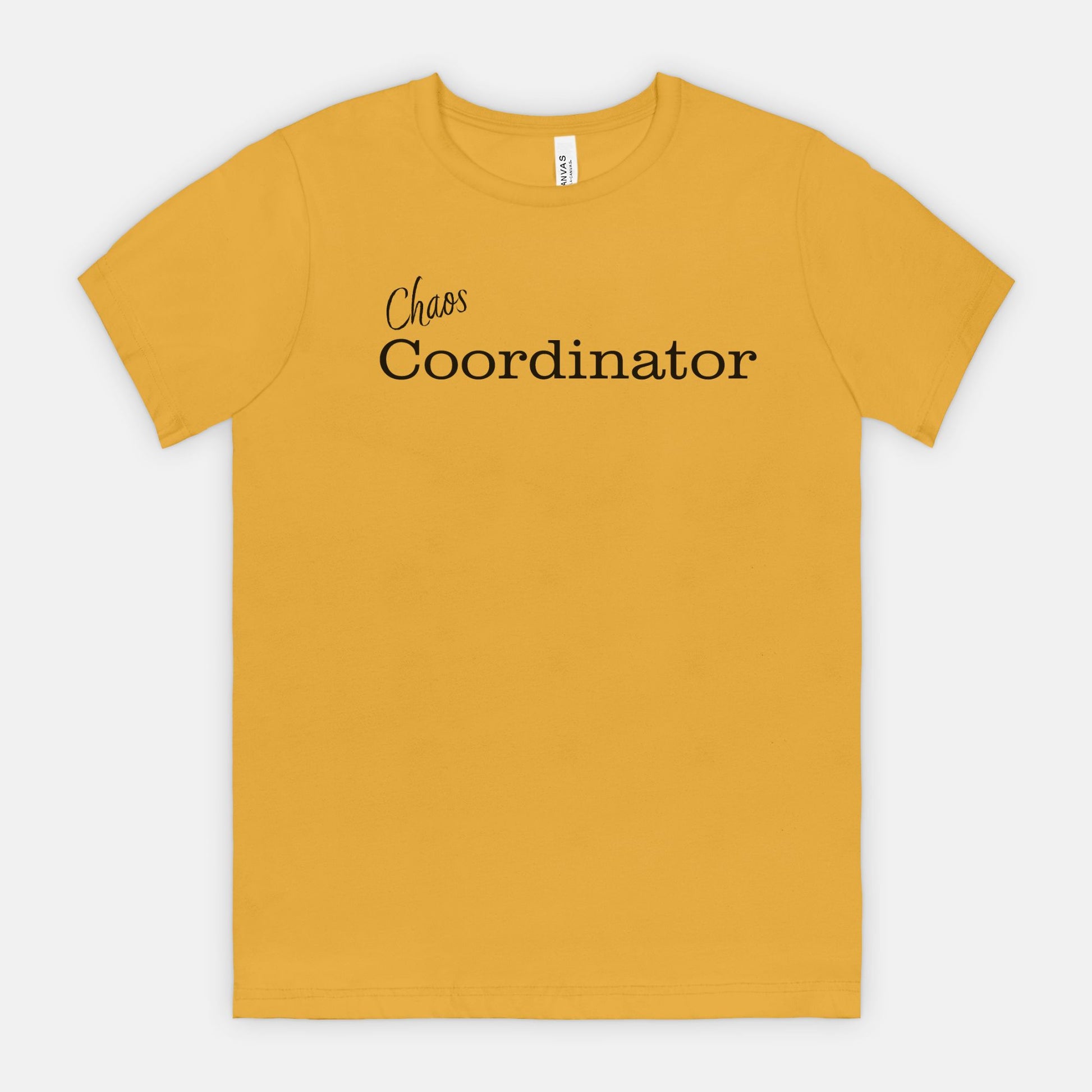 Chaos Coordinator tee - Black text
