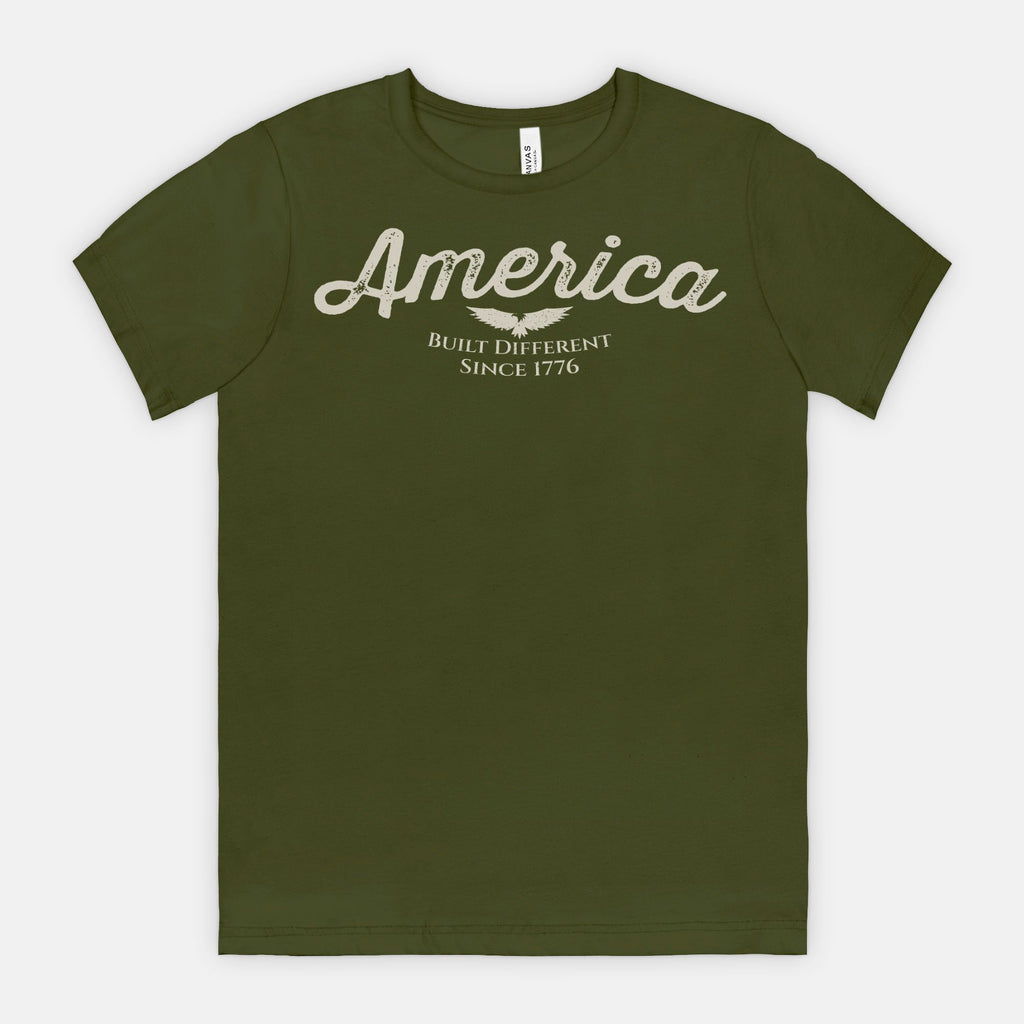 America Built Different Since 1776 Patriotic T-Shirt