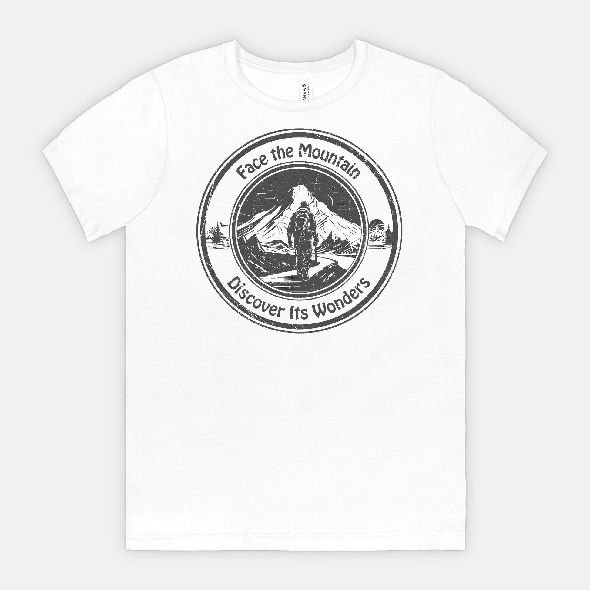 Face the Mountain Discover Its Wonders Adventure T-Shirt