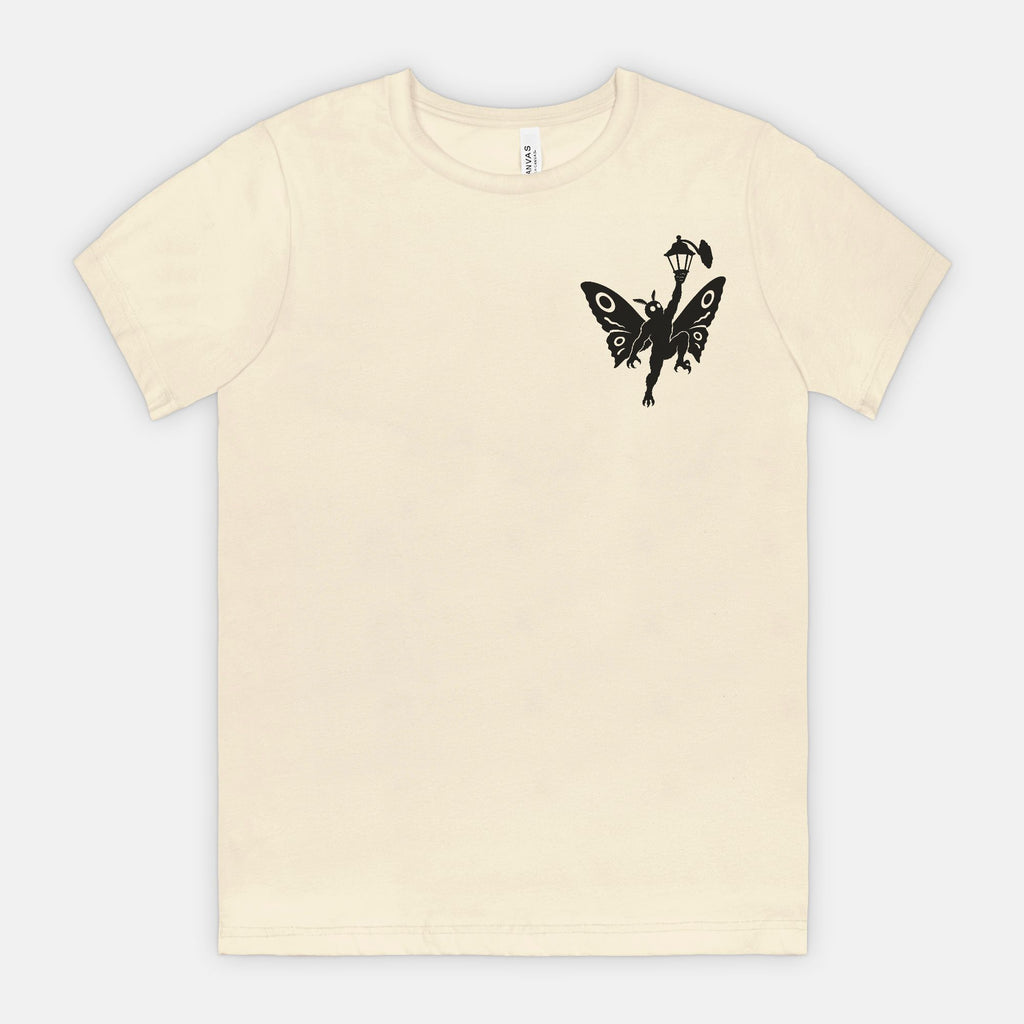 Mothman After Dark Minimalist Cryptid T-Shirt