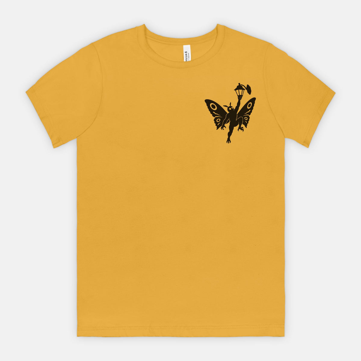 Mothman After Dark Minimalist Cryptid T-Shirt
