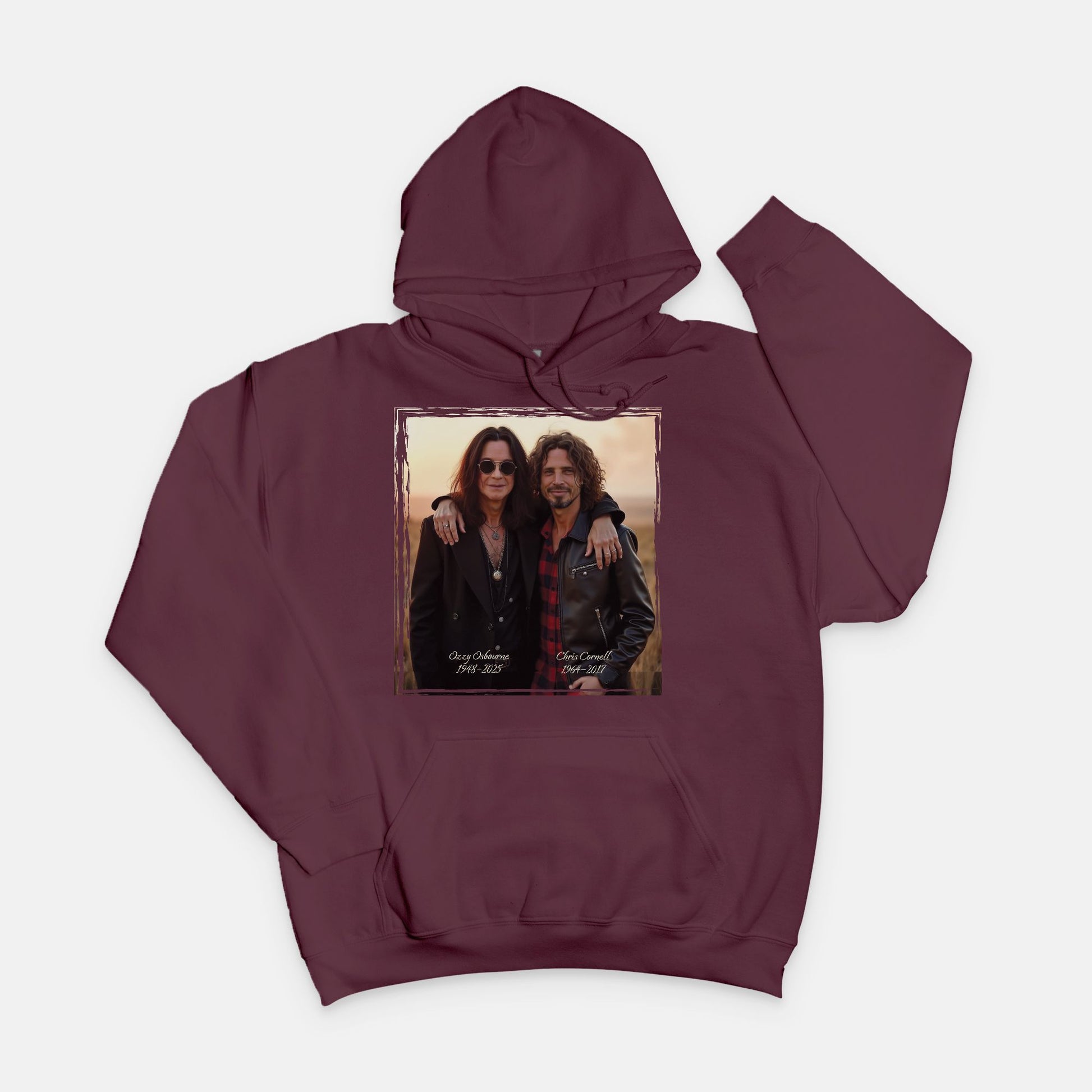 Chris Cornell & Ozzy Osbourne Tribute Hoodie – Legends Never Fade