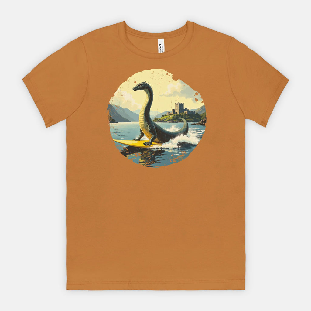 Loch Ness on Surfboard T-Shirt