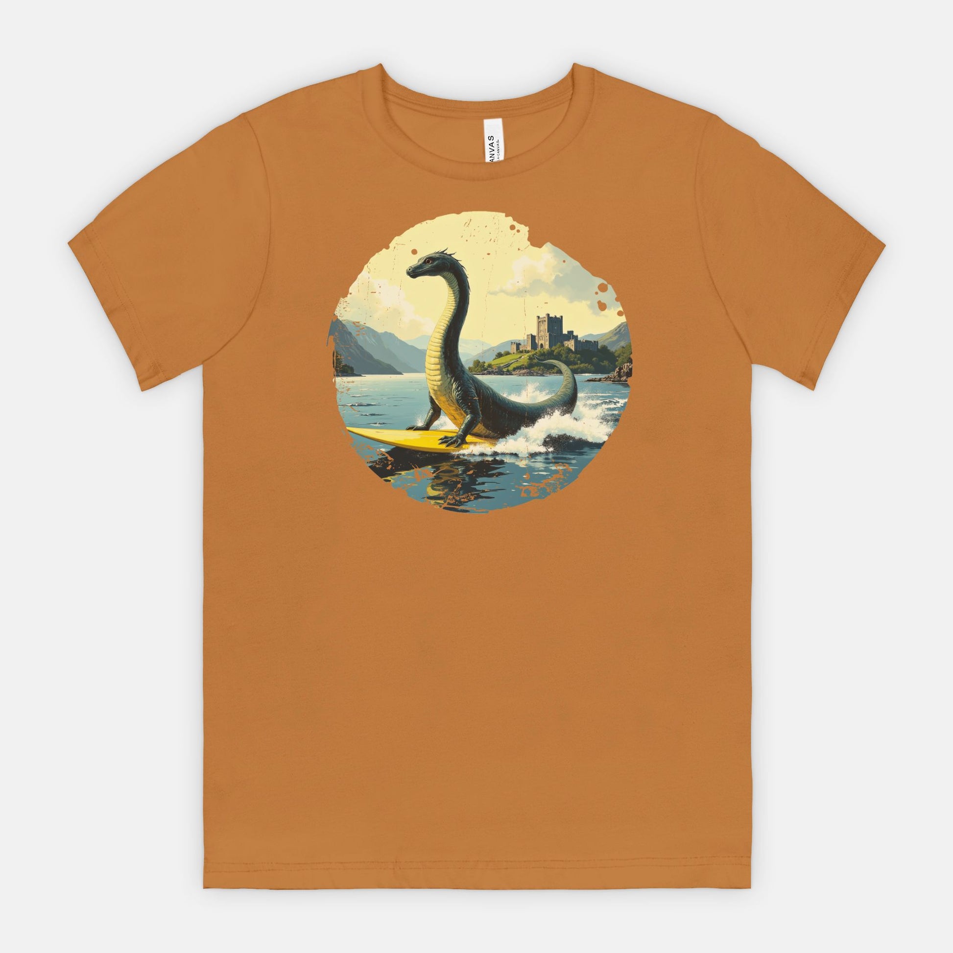 Loch Ness on Surfboard T-Shirt