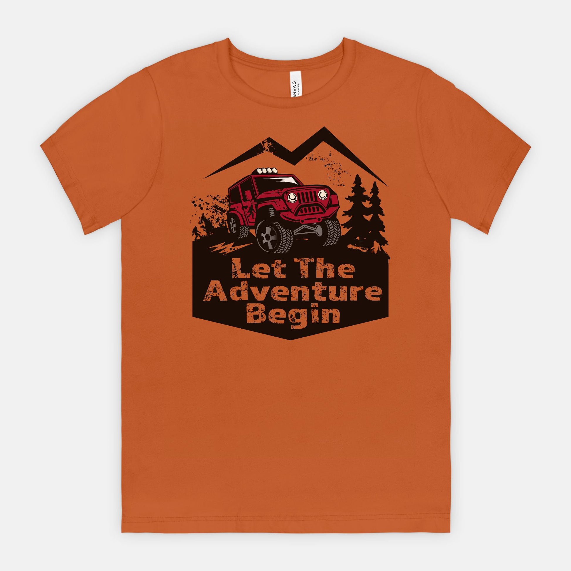 Let the Adventure Begin – Hidden Bigfoot Off-Road Jeep Tee