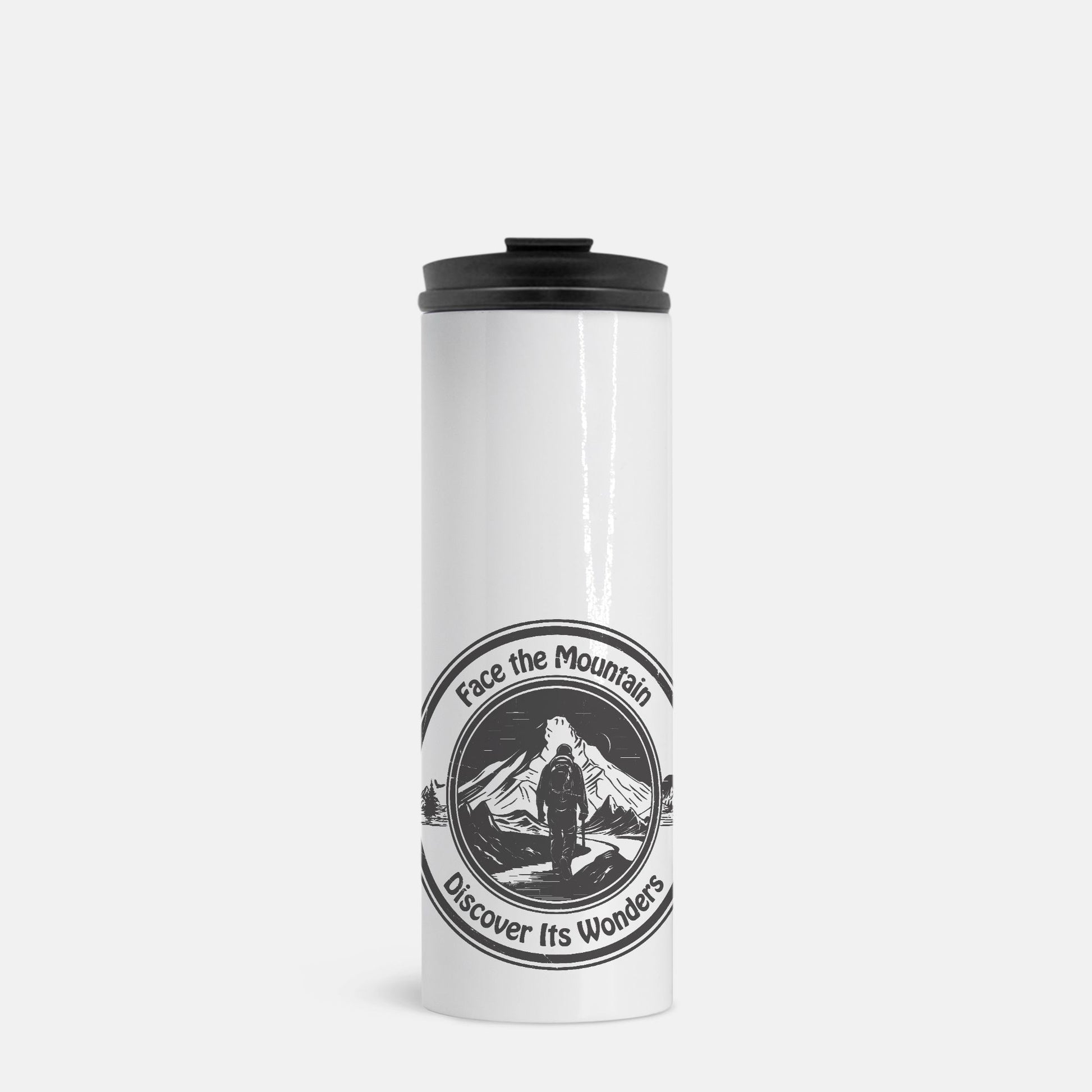 Face the Mountain – Discover Its Wonders Adventure Tumbler