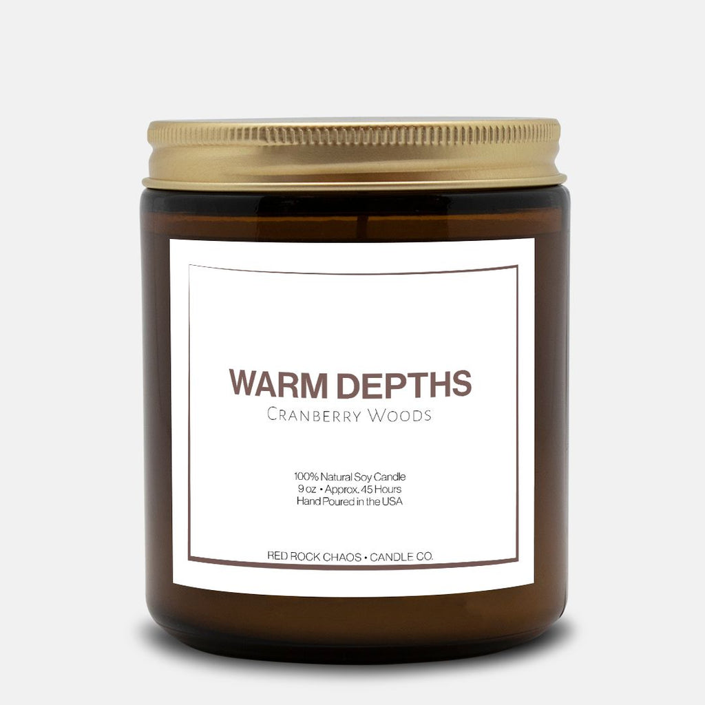 Warm Depths Cranberry Woods 9 oz Soy Candle