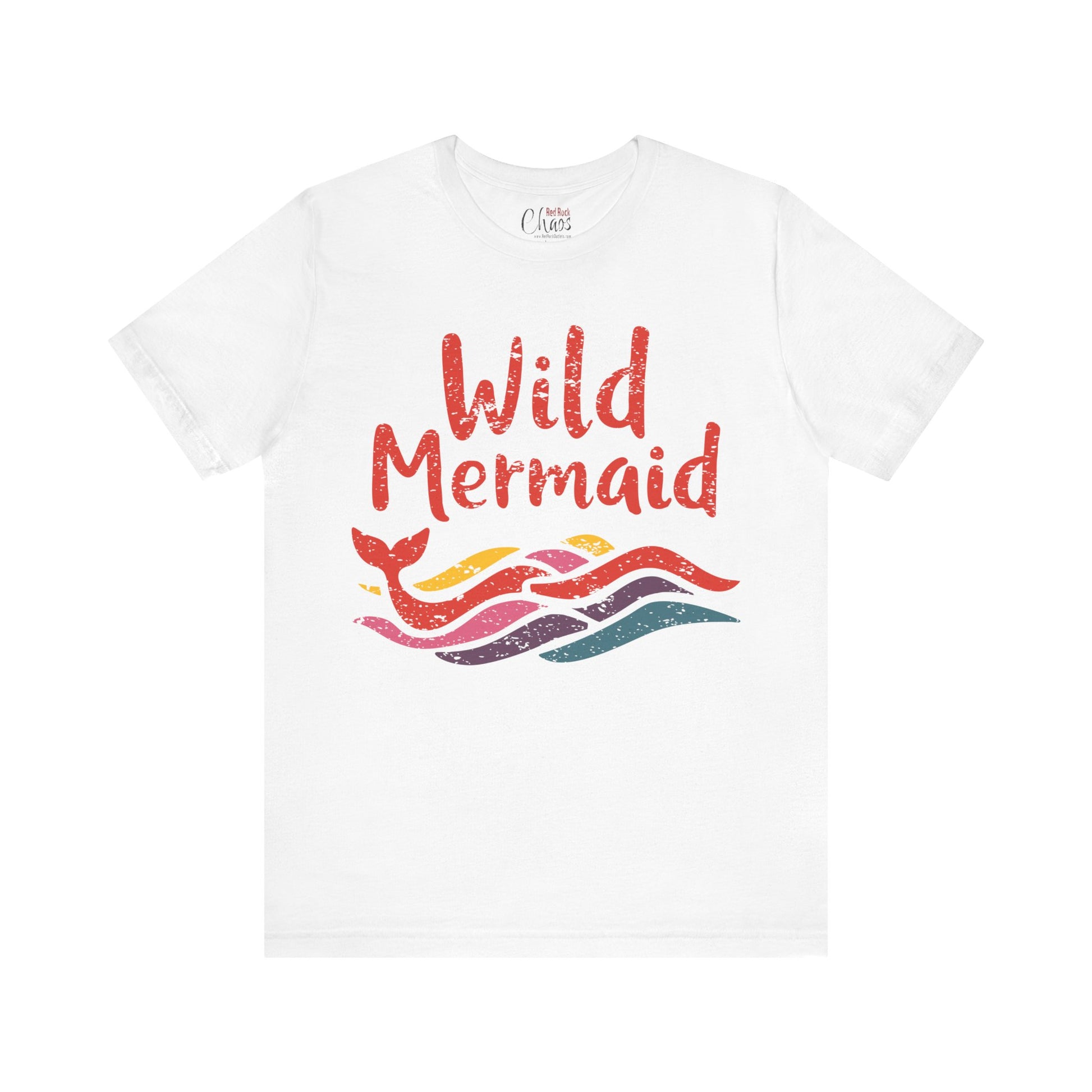 Wild Mermaid - Colorful Retro Ocean Vibes Tee