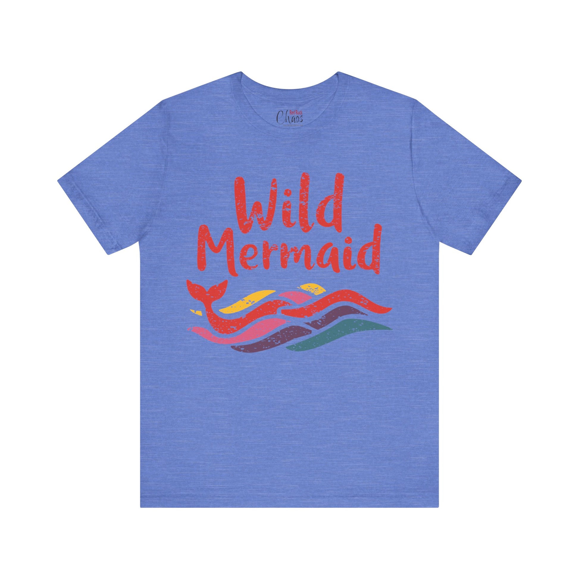 Wild Mermaid - Colorful Retro Ocean Vibes Tee