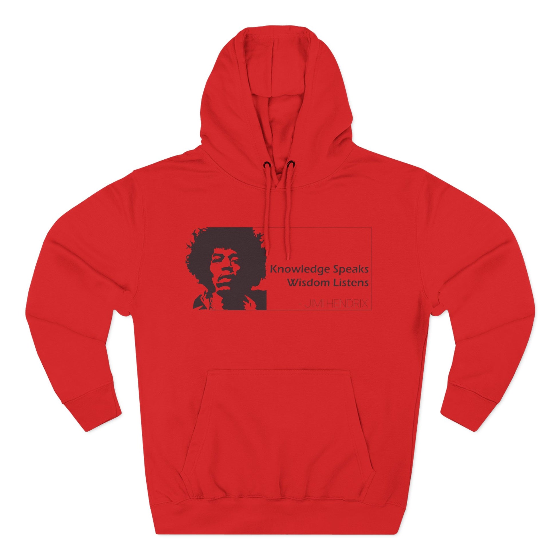 Knowledge Speaks, Wisdom Listens | Jimi Hendrix Quote Hoodie
