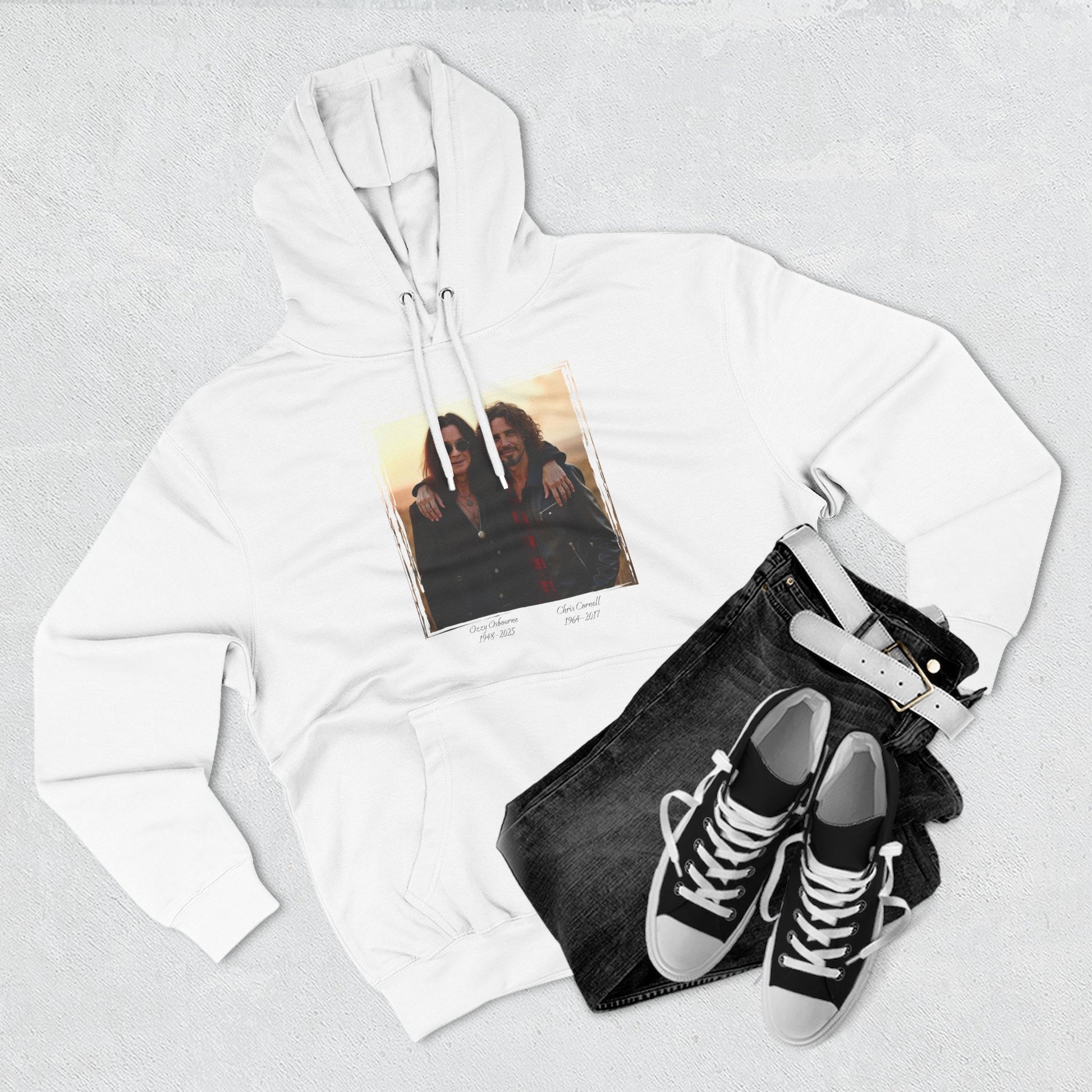 Chris Cornell & Ozzy Osbourne Tribute Hoodie – Legends Never Fade