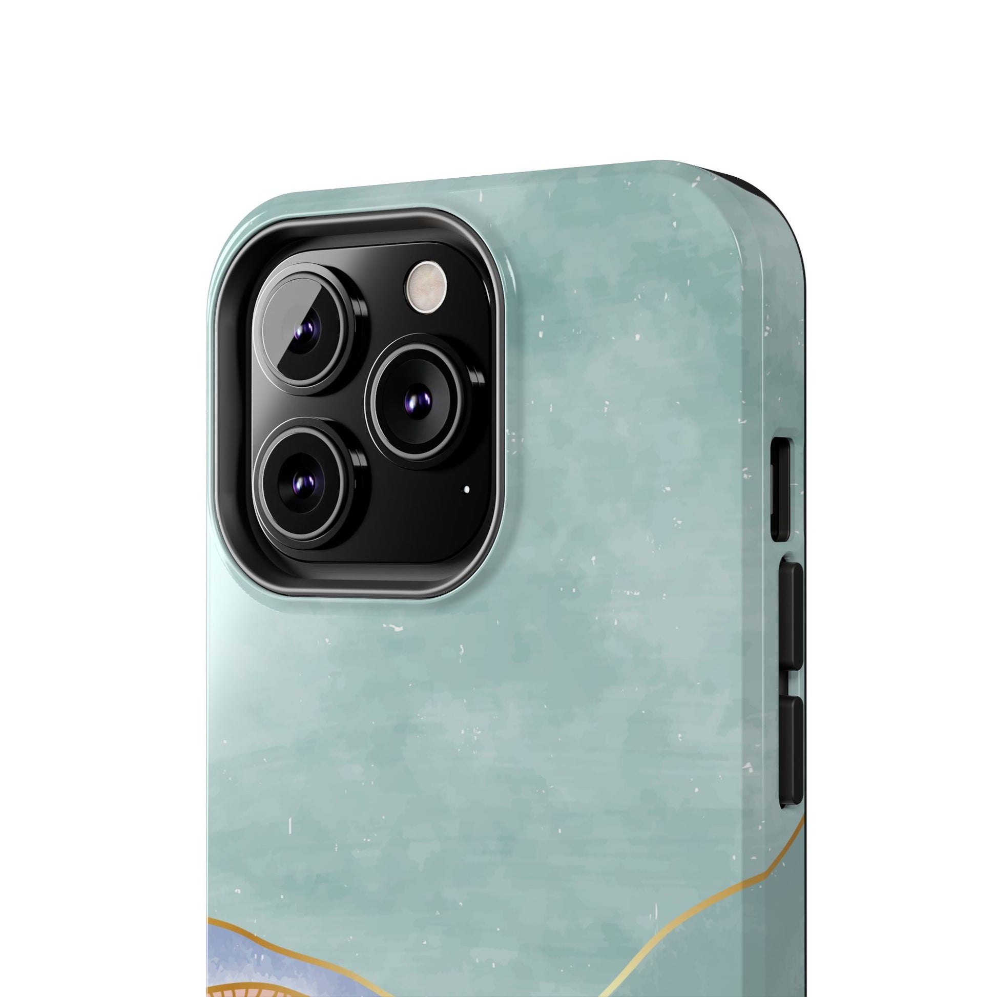 Soft Mist Abstract Mountain Cell Phone Case