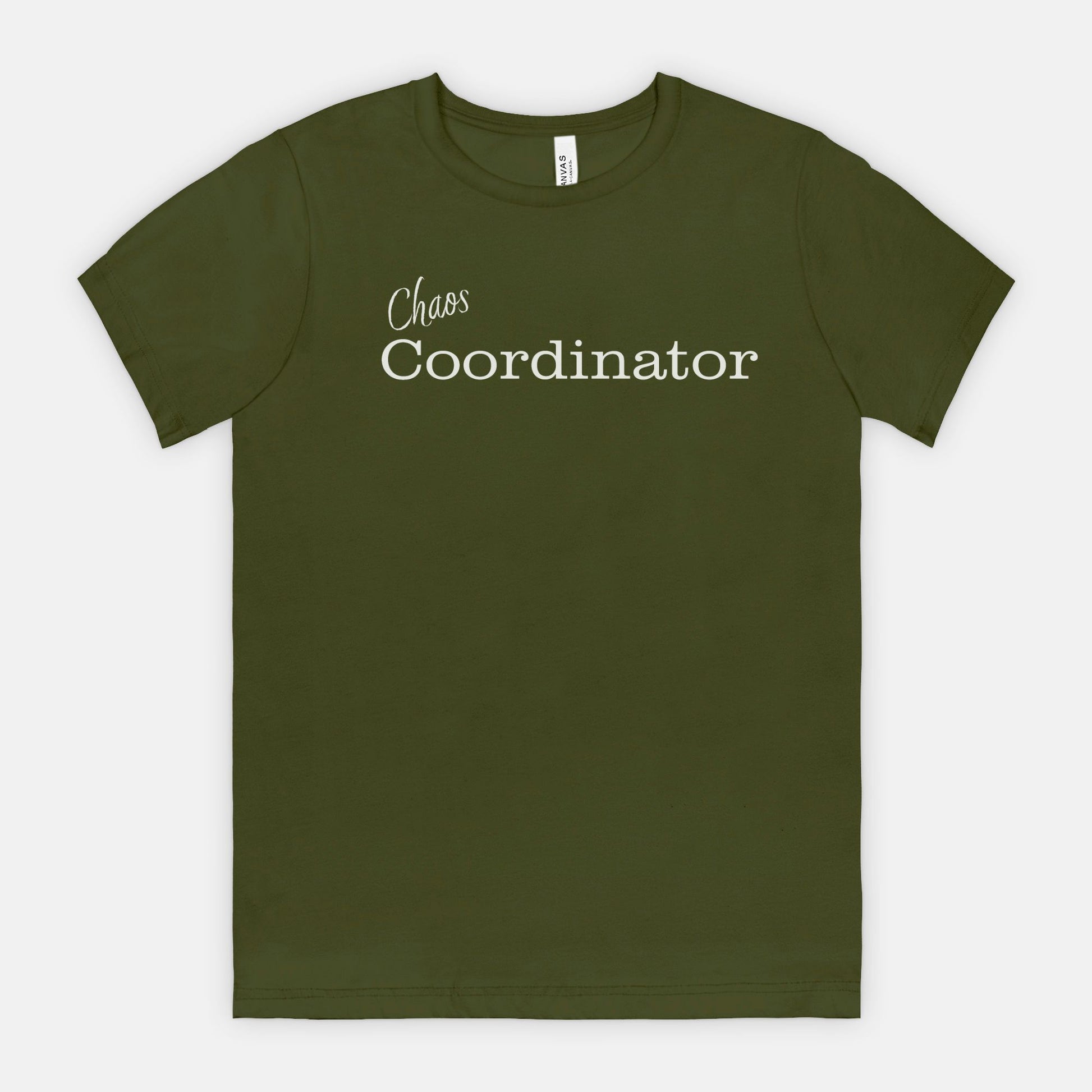 Chaos Coordinator Tee - White Text