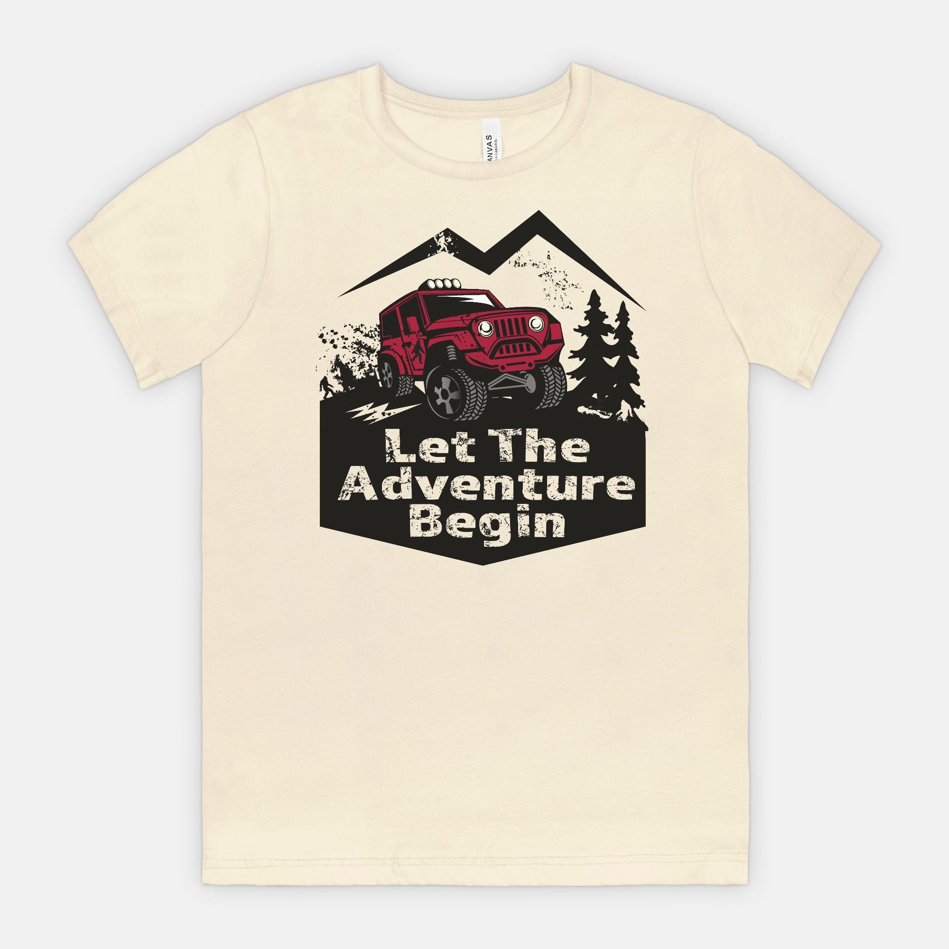 Let the Adventure Begin – Hidden Bigfoot Off-Road Jeep Tee