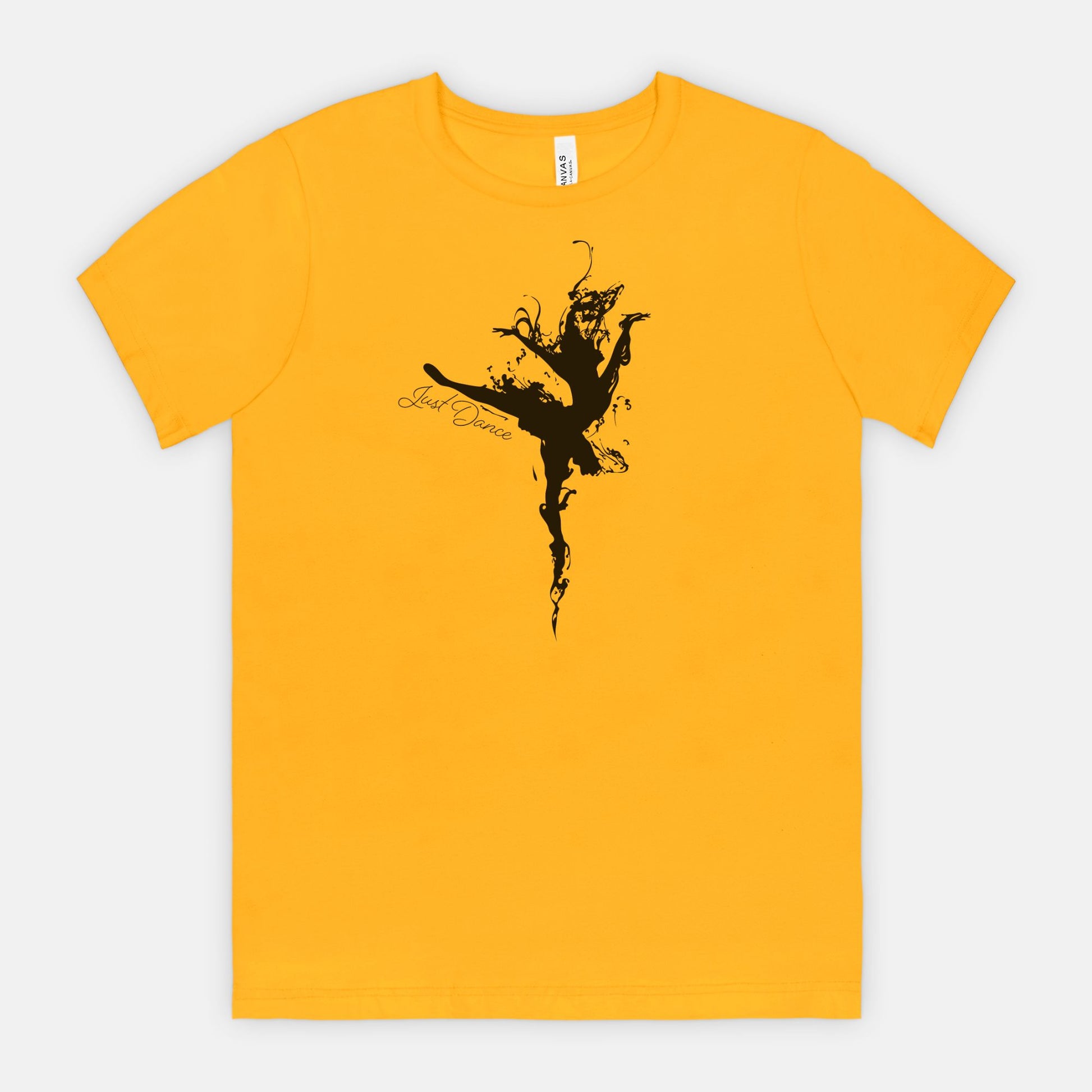 Just Dance – Artistic Ballerina Silhouette T-Shirt