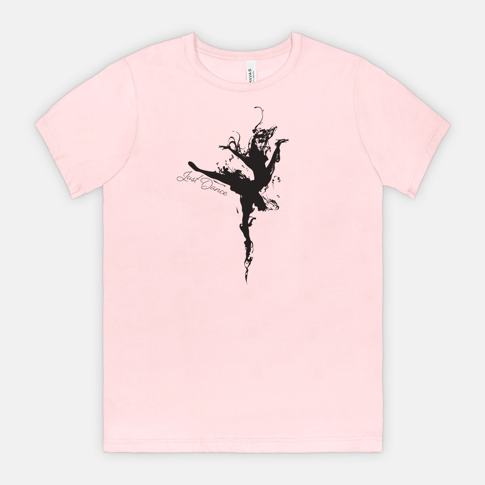 Just Dance – Artistic Ballerina Silhouette T-Shirt