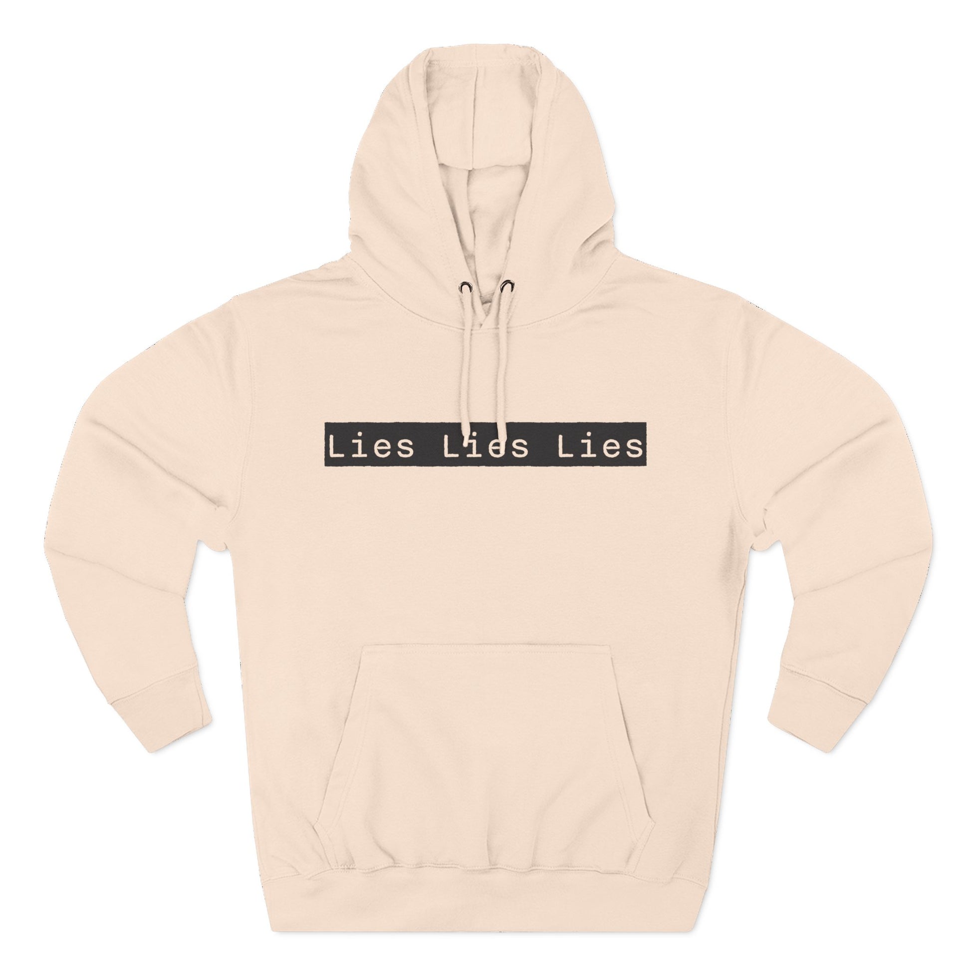 Lies, Lies, Lies | Bold Statement Graphic Hoodie