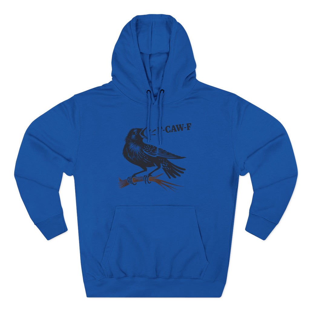 F-CAW-F Crow Hoodie – Funny Edgy Bird Pullover