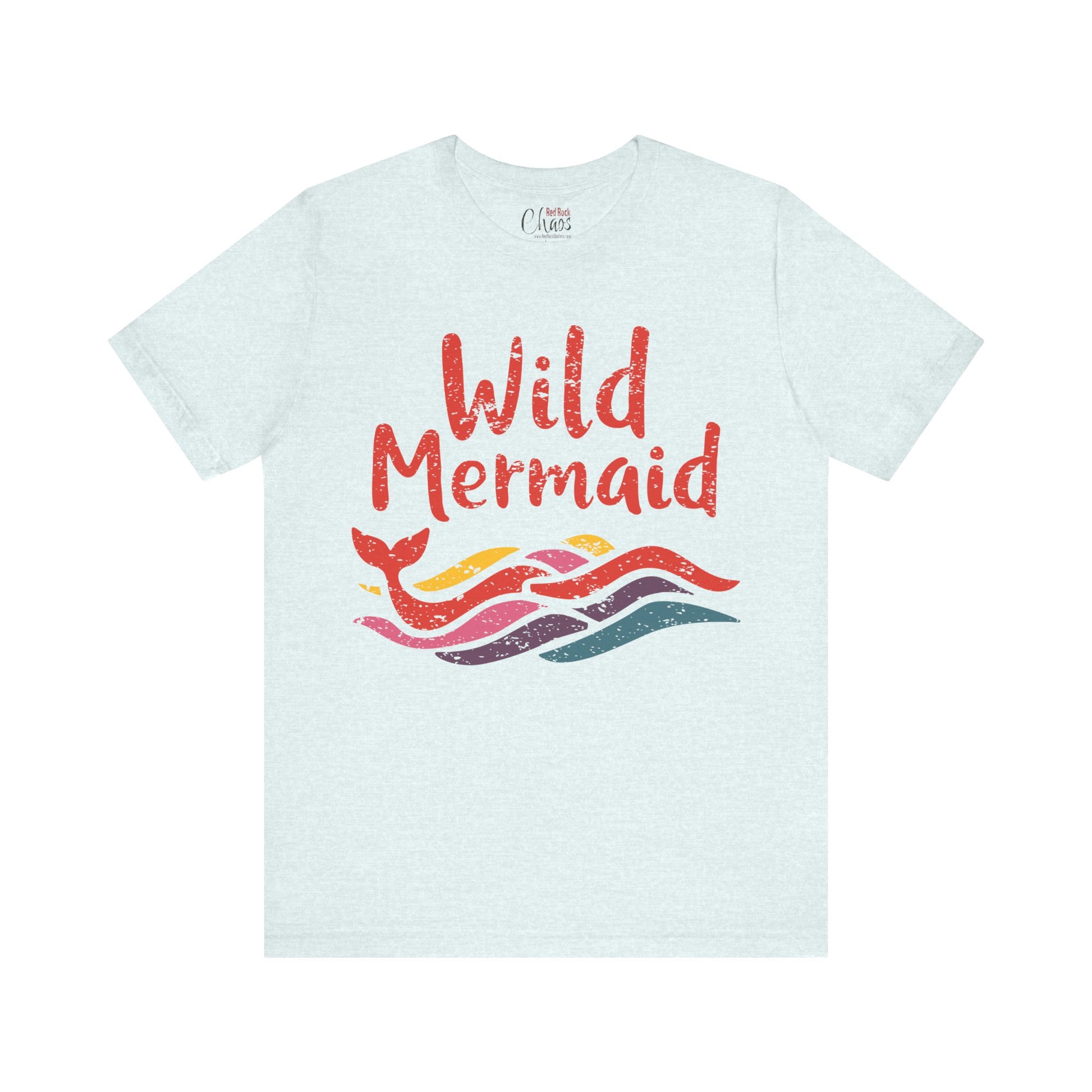 Wild Mermaid - Colorful Retro Ocean Vibes Tee