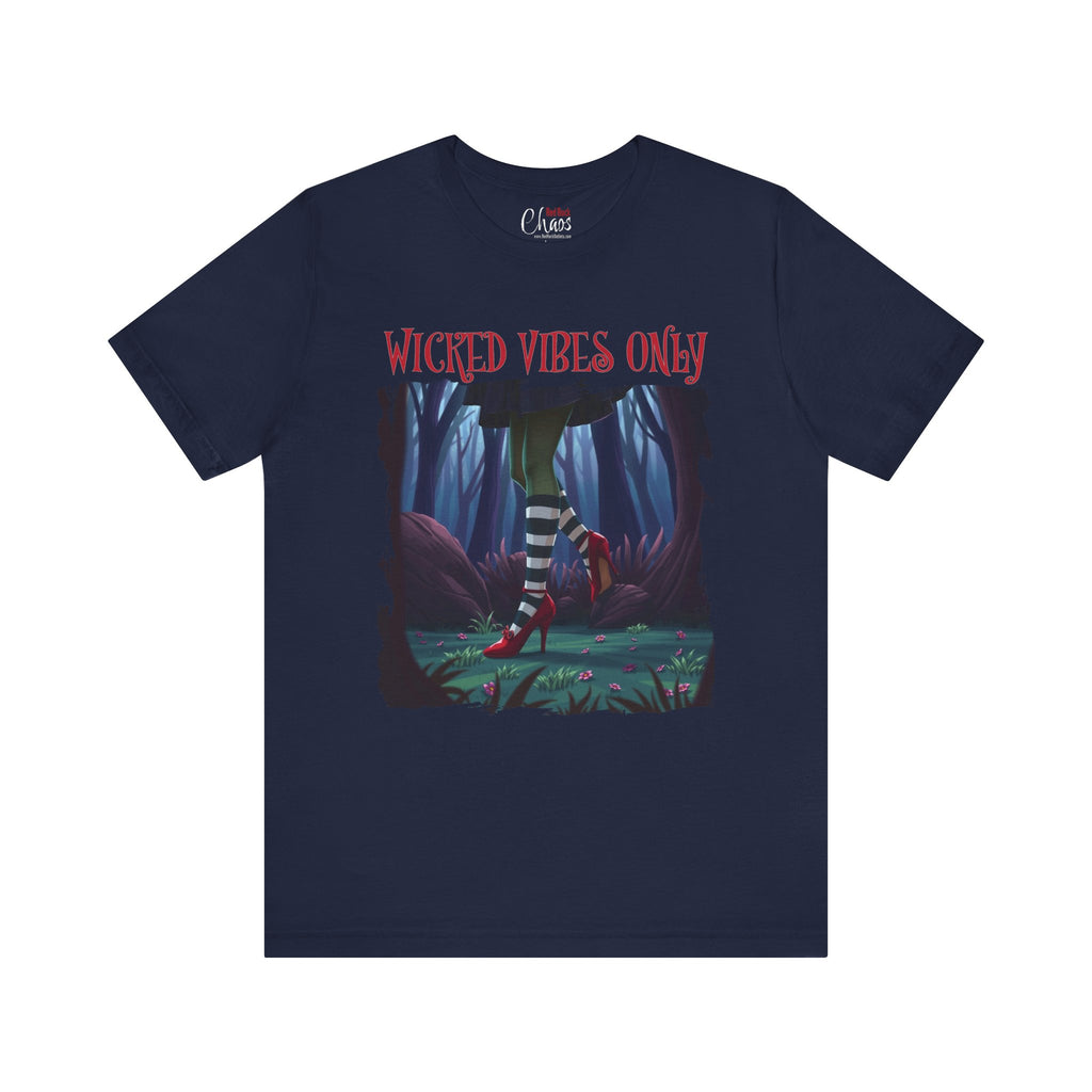 Wicked Vibes Only Distressed Witch