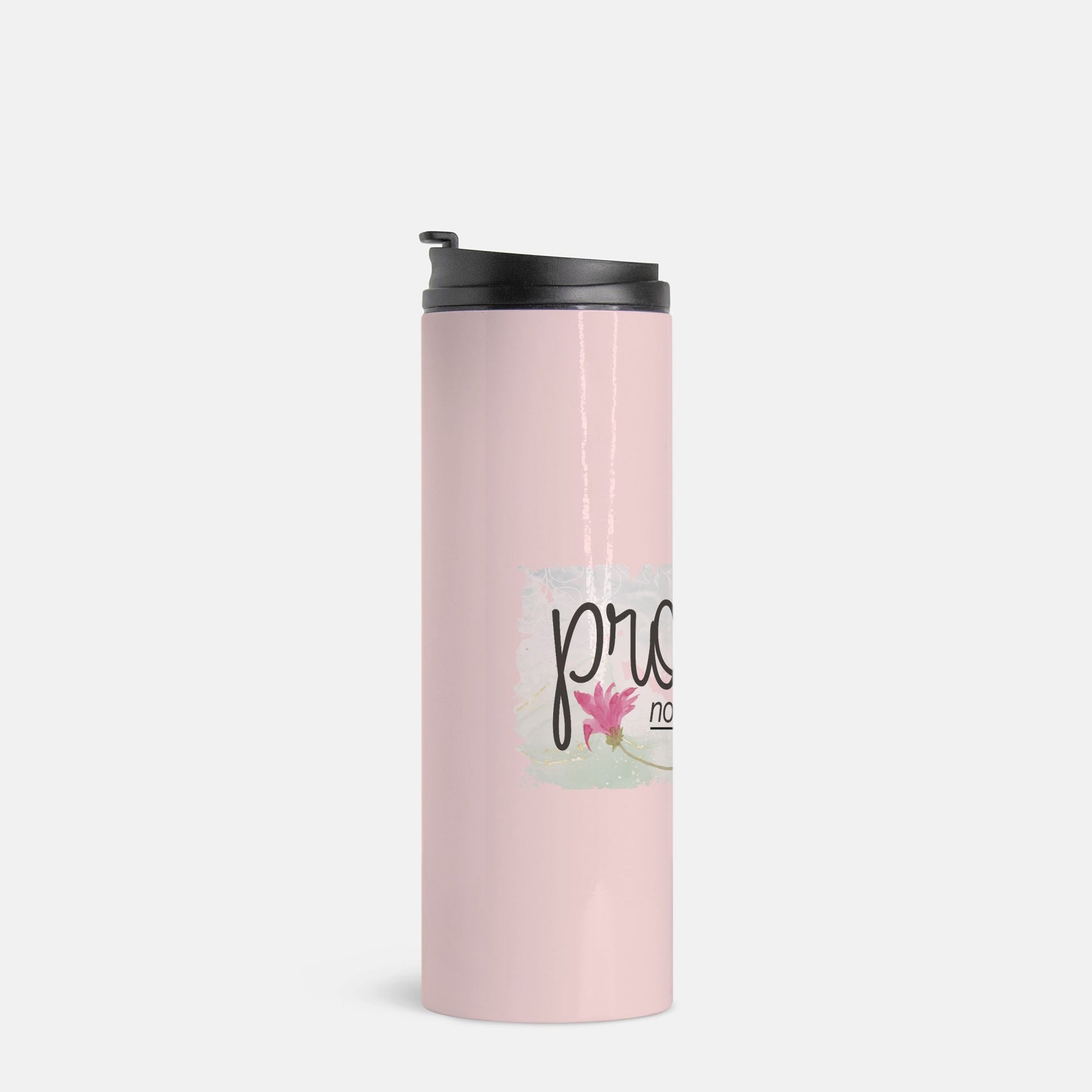 Progress Not Perfection – Floral Motivational Tumbler