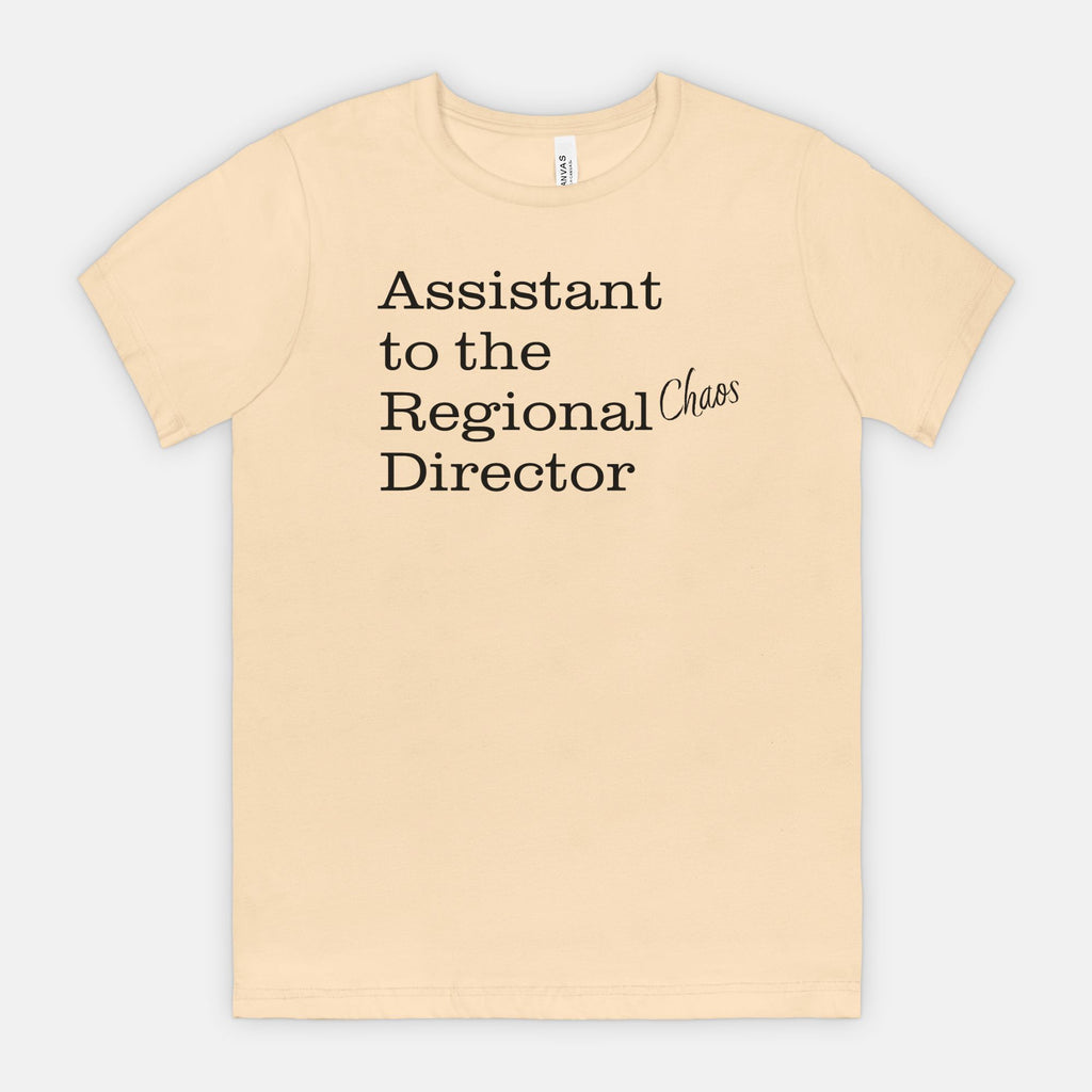 Assistant to the Regional Chaos Director T-Shirt - Black text