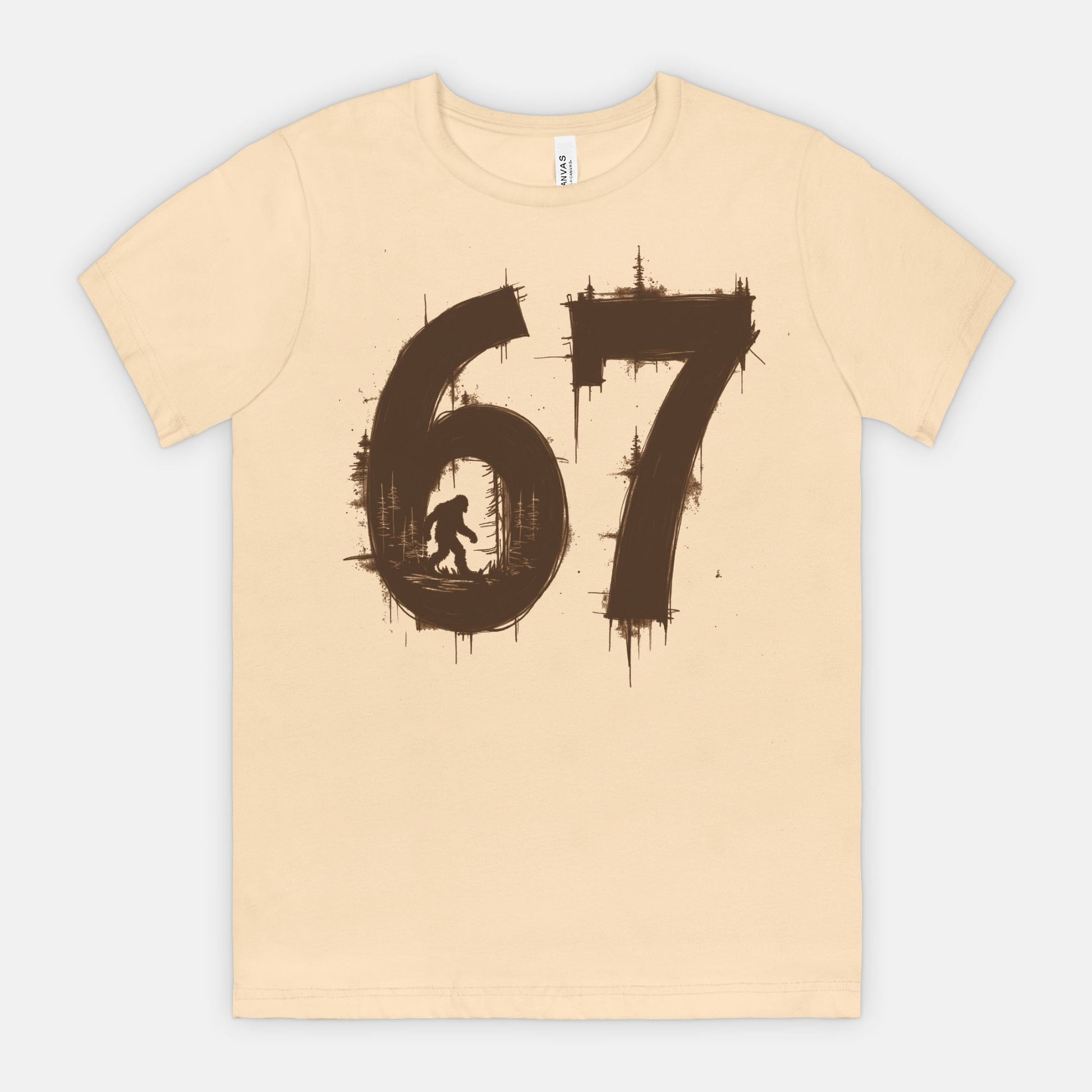67 Bigfoot Sepia Graphic Tee