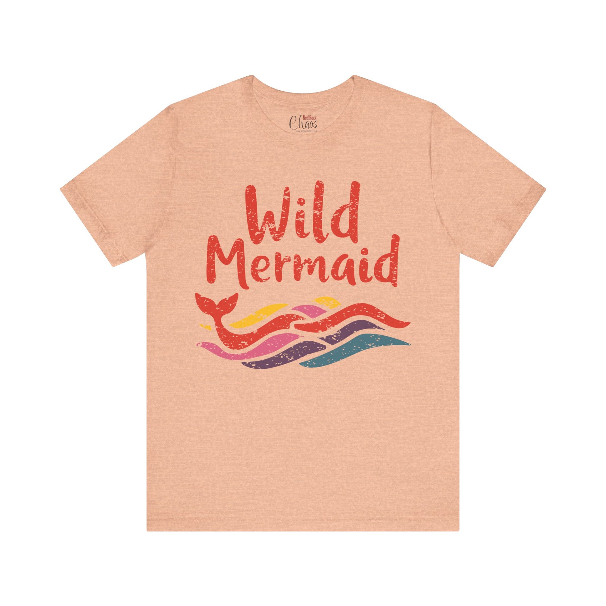 Wild Mermaid - Colorful Retro Ocean Vibes Tee