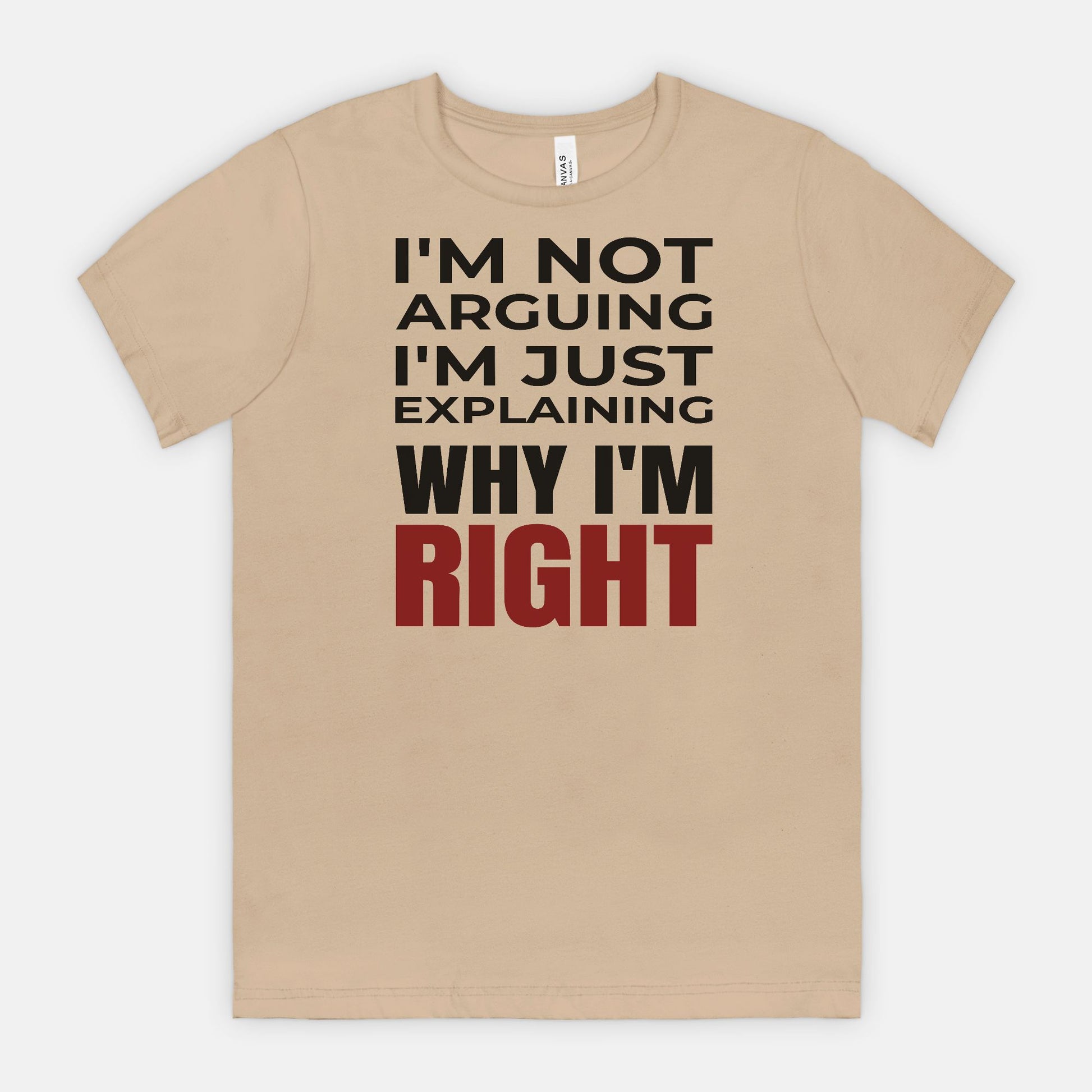 I’m Not Arguing I’m Just Explaining Why I’m Right T-Shirt