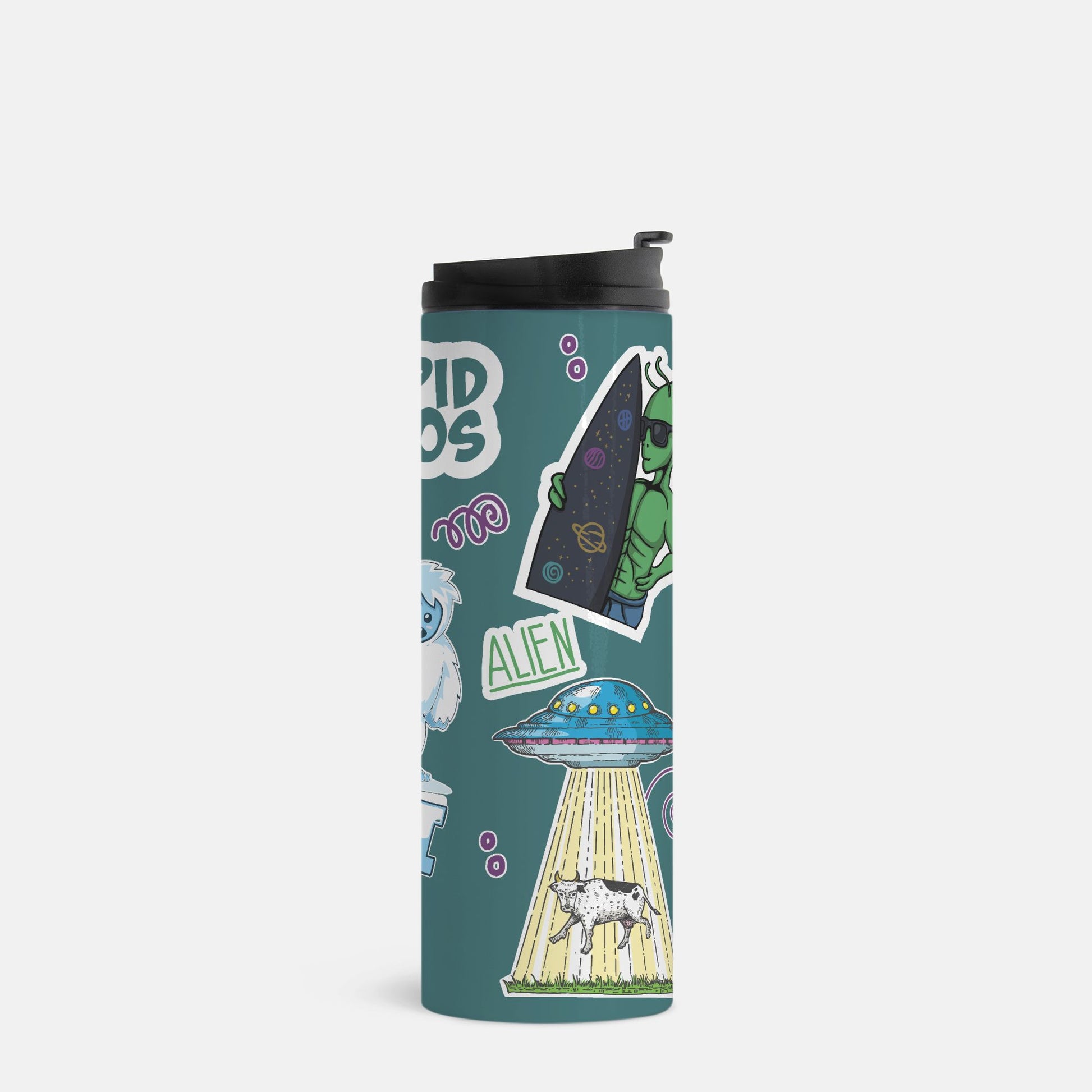 Cryptid Chaos Tumbler – Alien, Yeti, UFO, Bigfoot, Dragon Design