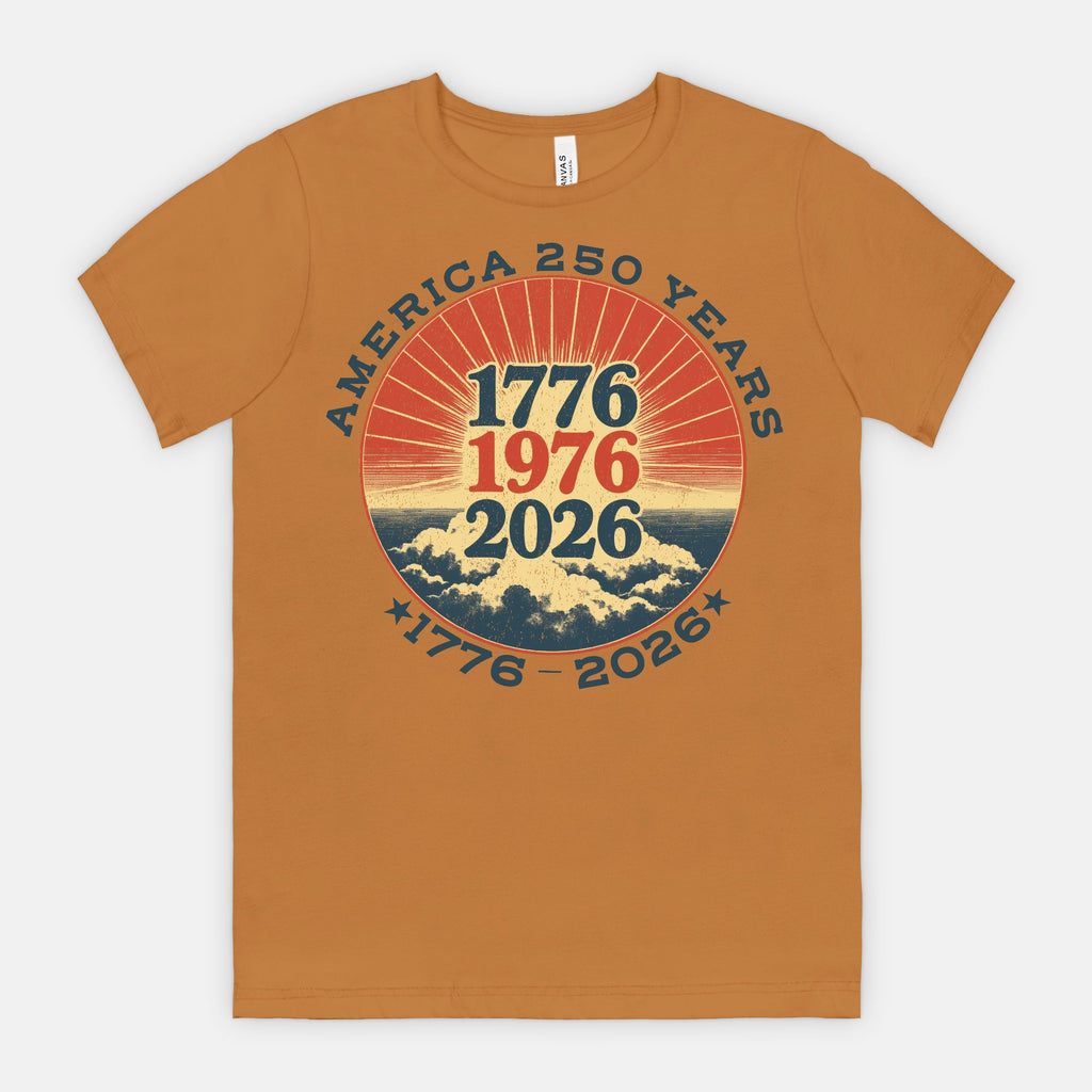 America 250 Years Shirt 1776 1976 2026 Patriotic Vintage T-Shirt USA Anniversary Chaos Collection