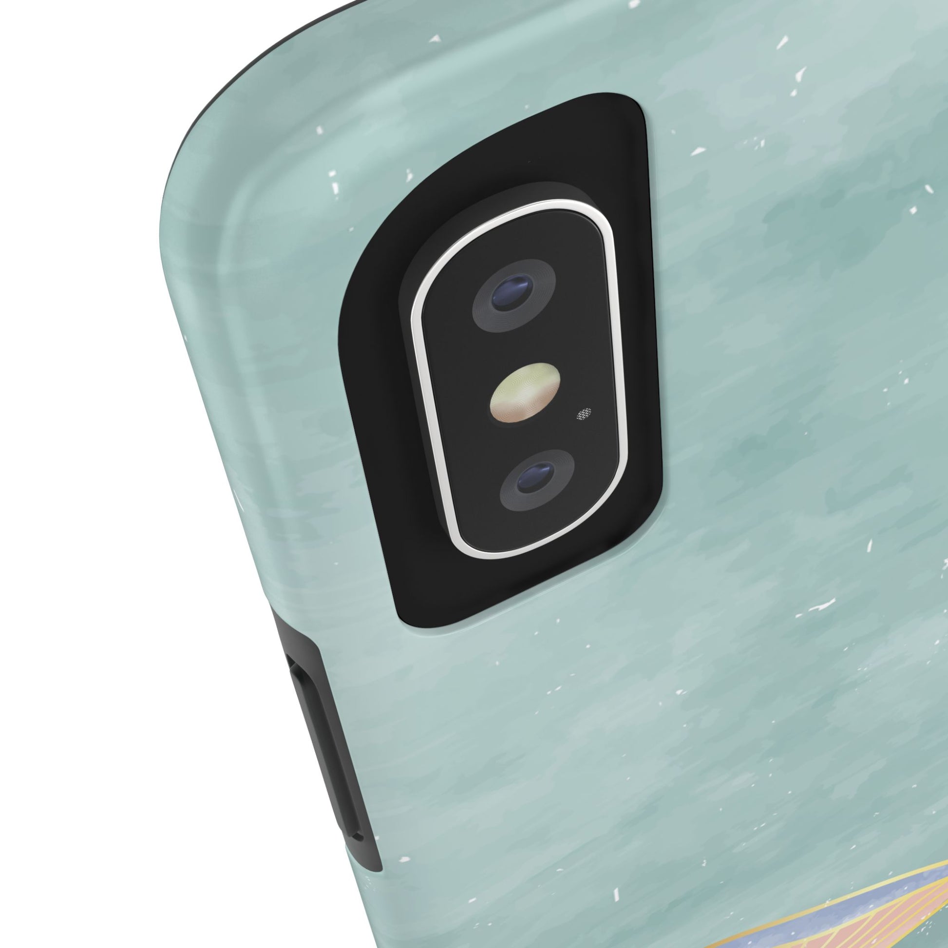 Soft Mist Abstract Mountain Cell Phone Case