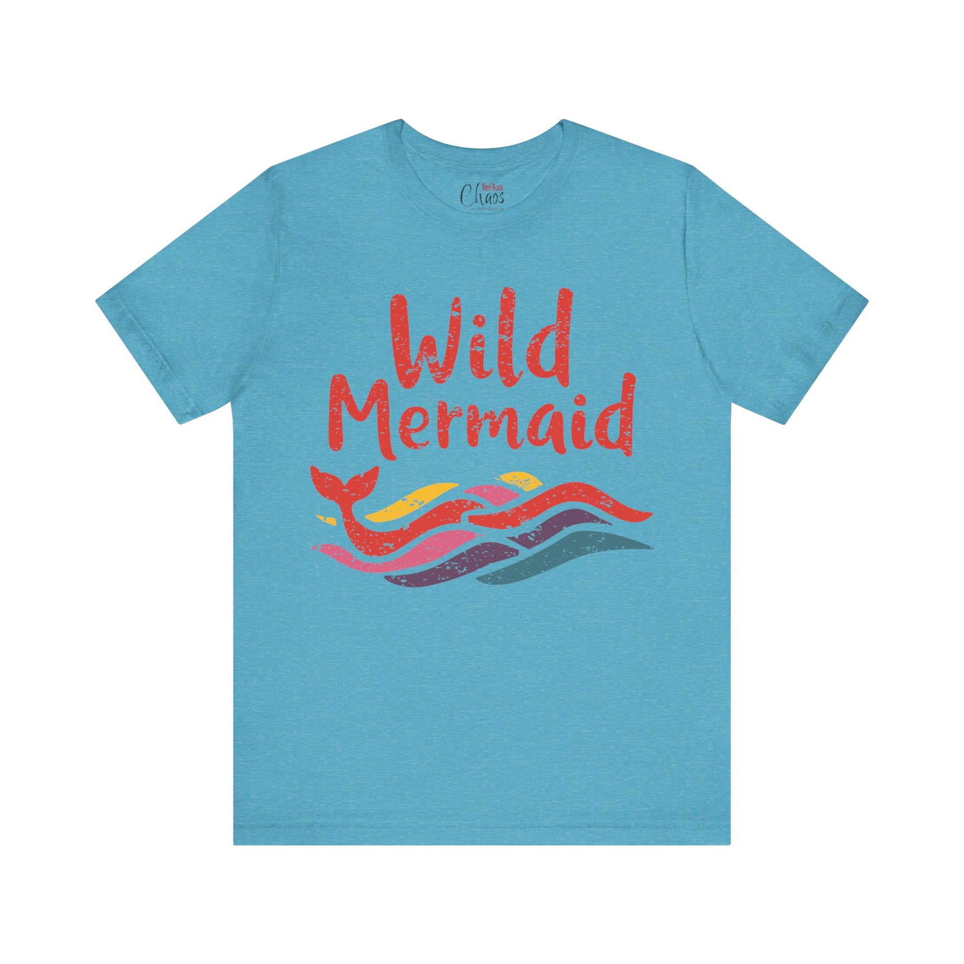 Wild Mermaid - Colorful Retro Ocean Vibes Tee