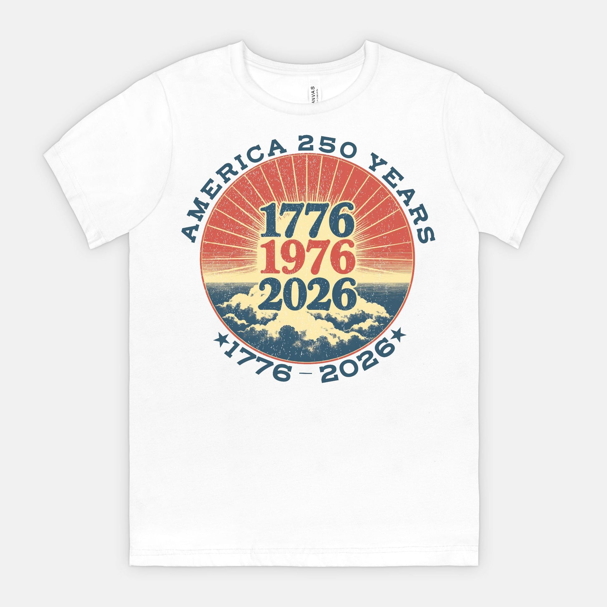 America 250 Years Shirt 1776 1976 2026 Patriotic Vintage T-Shirt USA Anniversary Chaos Collection