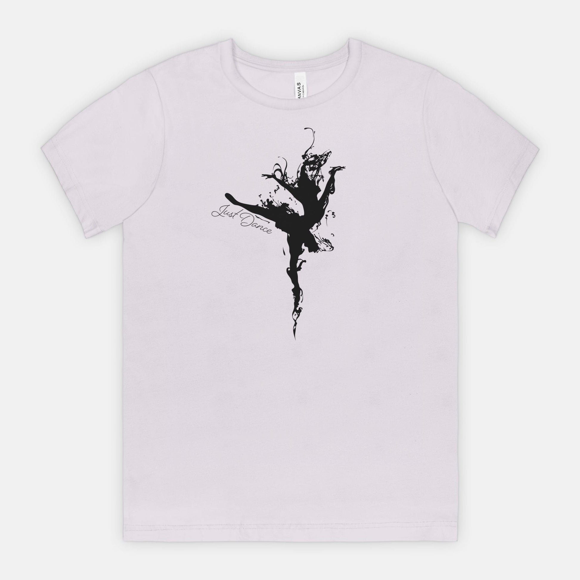 Just Dance – Artistic Ballerina Silhouette T-Shirt