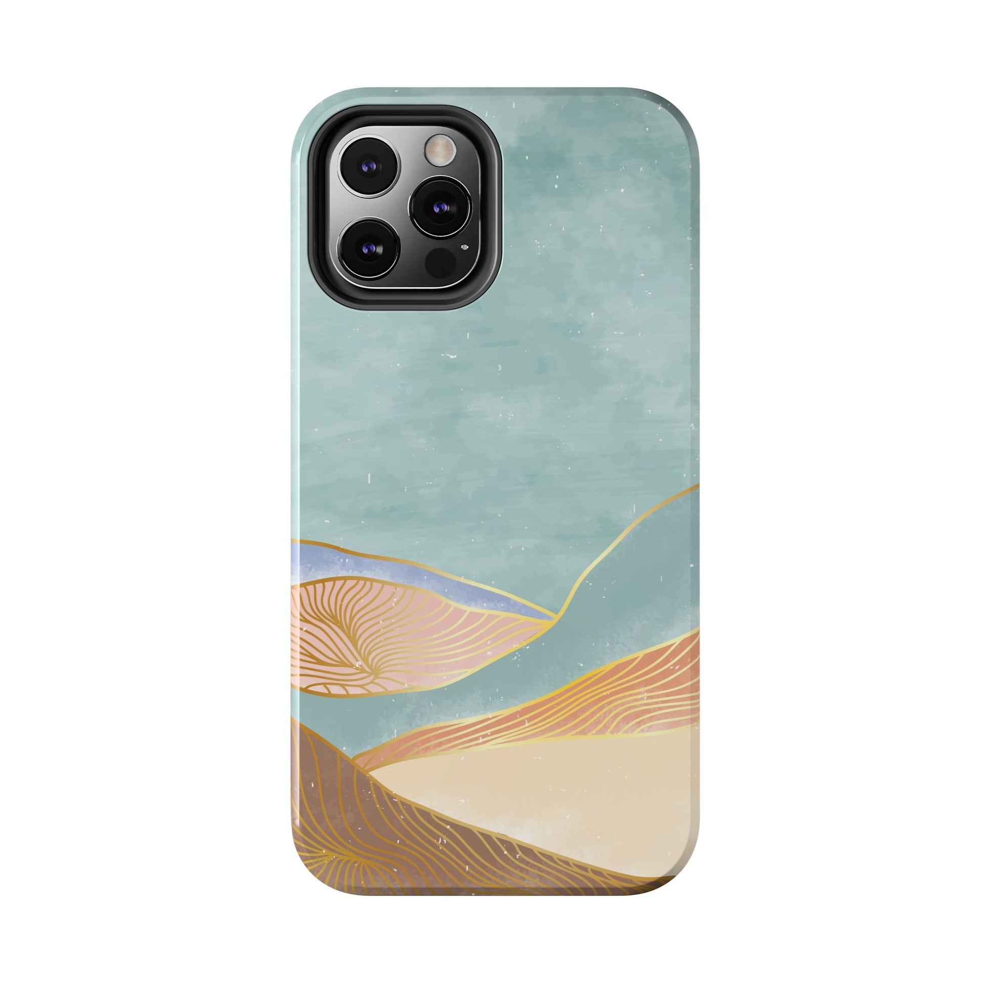 Soft Mist Abstract Mountain Cell Phone Case