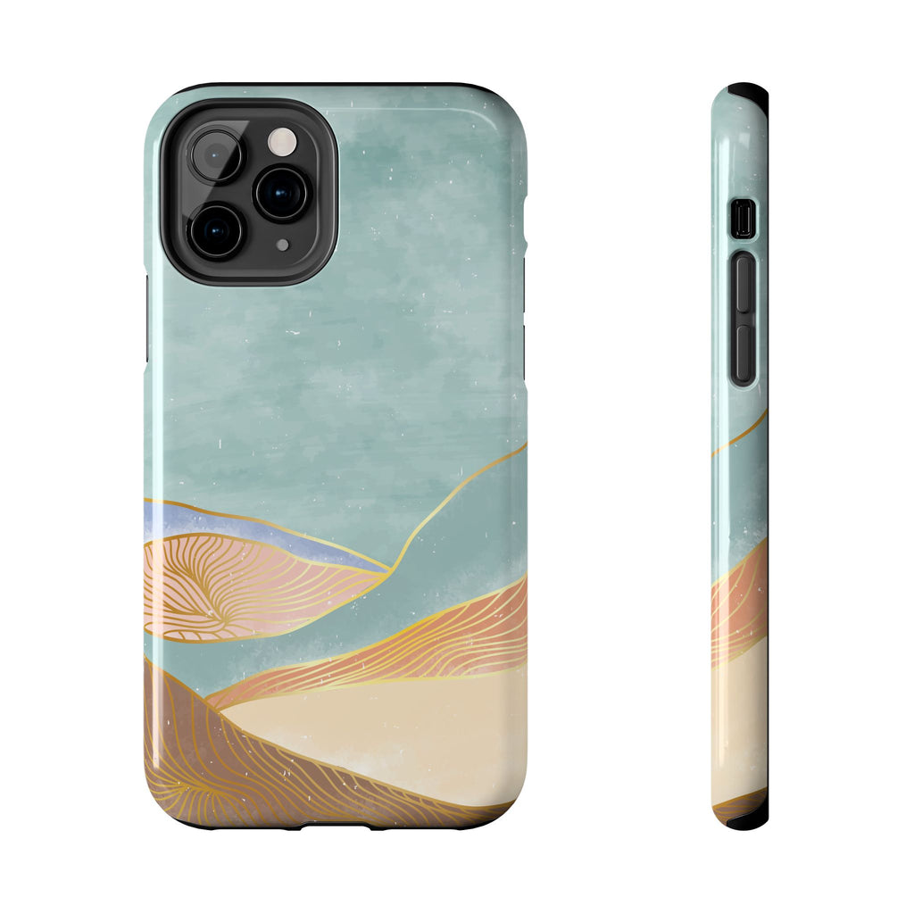 Soft Mist Abstract Mountain Cell Phone Case