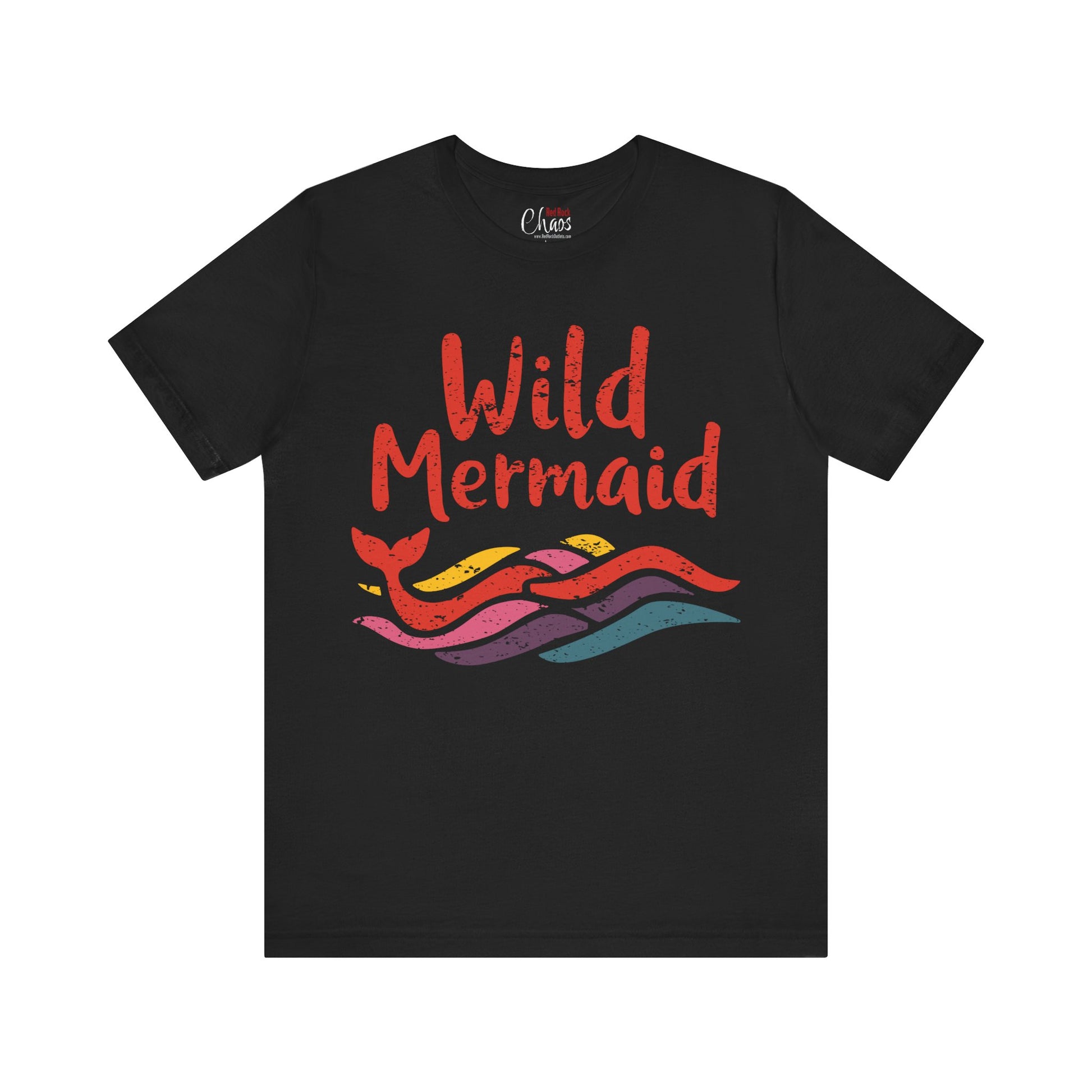 Wild Mermaid - Colorful Retro Ocean Vibes Tee