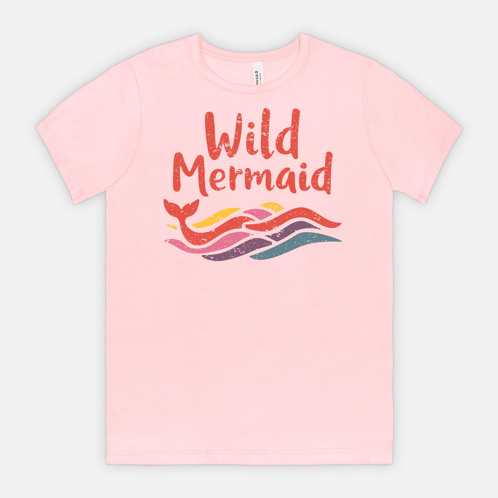 Wild Mermaid - Colorful Retro Ocean Vibes Tee
