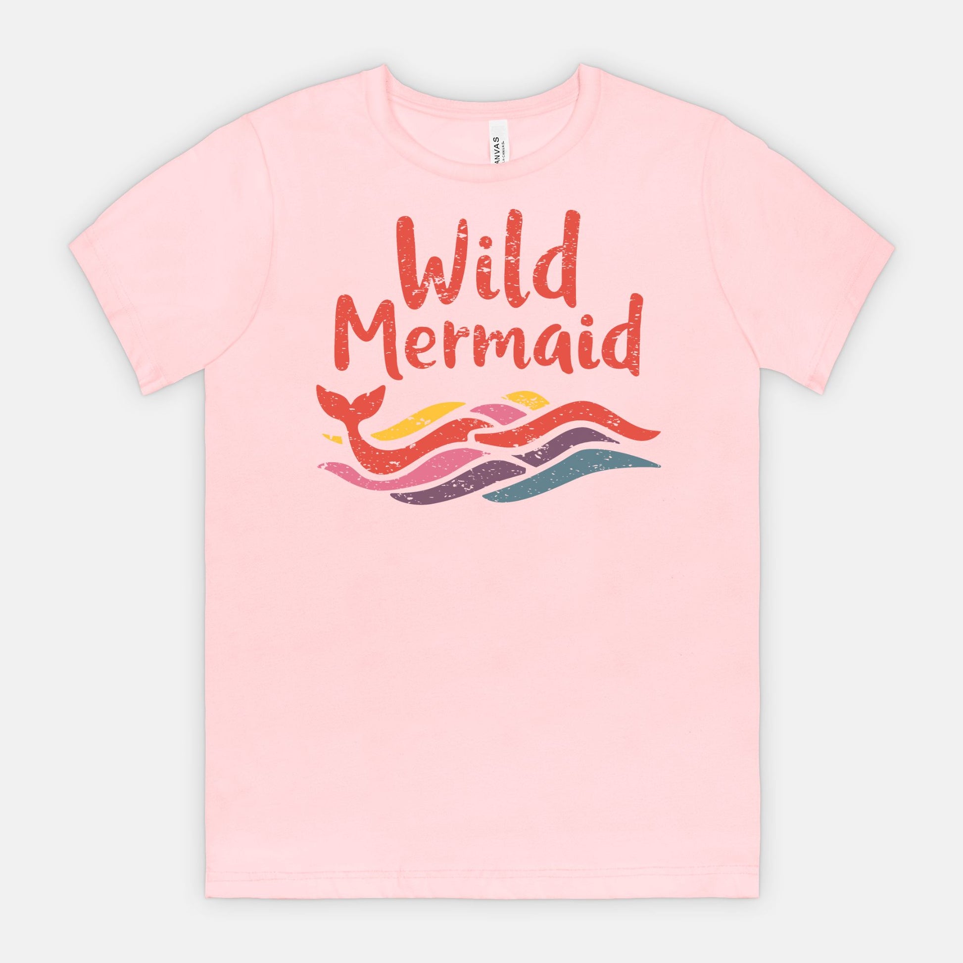 Wild Mermaid - Colorful Retro Ocean Vibes Tee