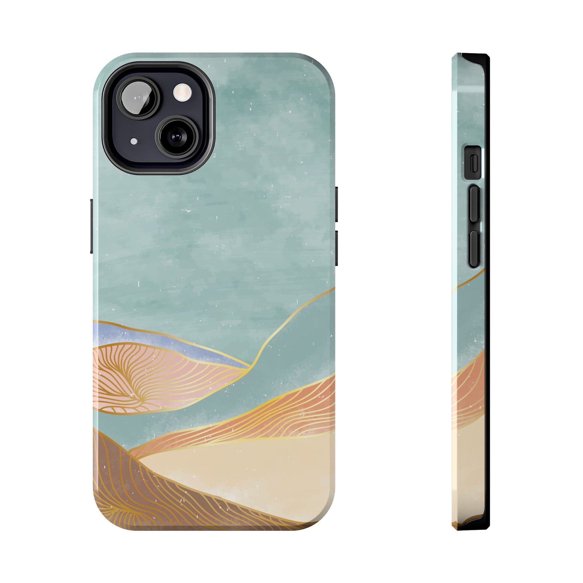 Soft Mist Abstract Mountain Cell Phone Case