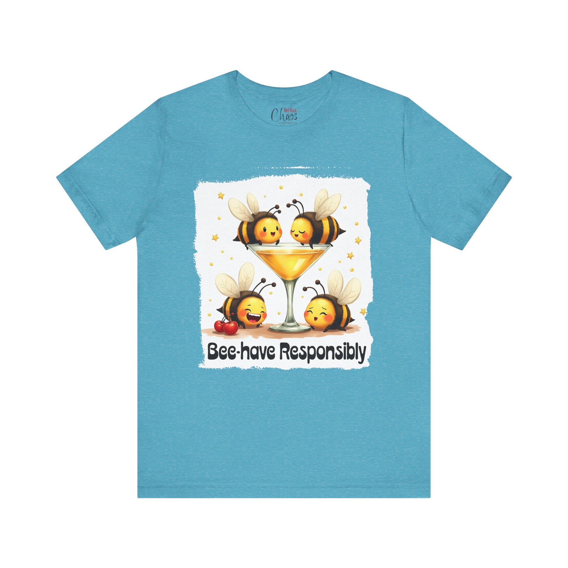 Bee-have Responsibly – Funny Bee Cocktail Shirt